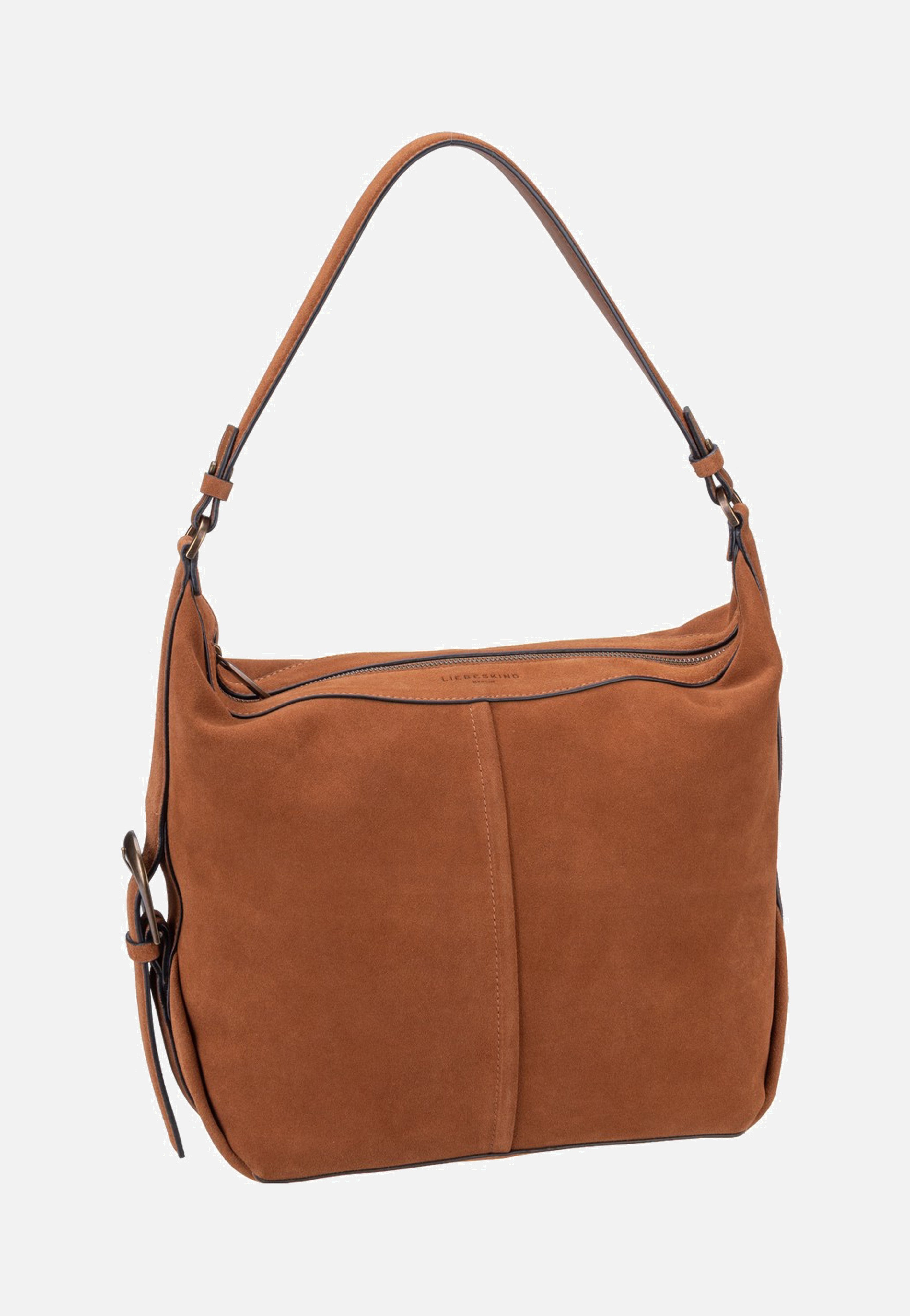 Liebeskind Berlin Paris II Hobo M Hydro Suede Brown Bolso Hobo