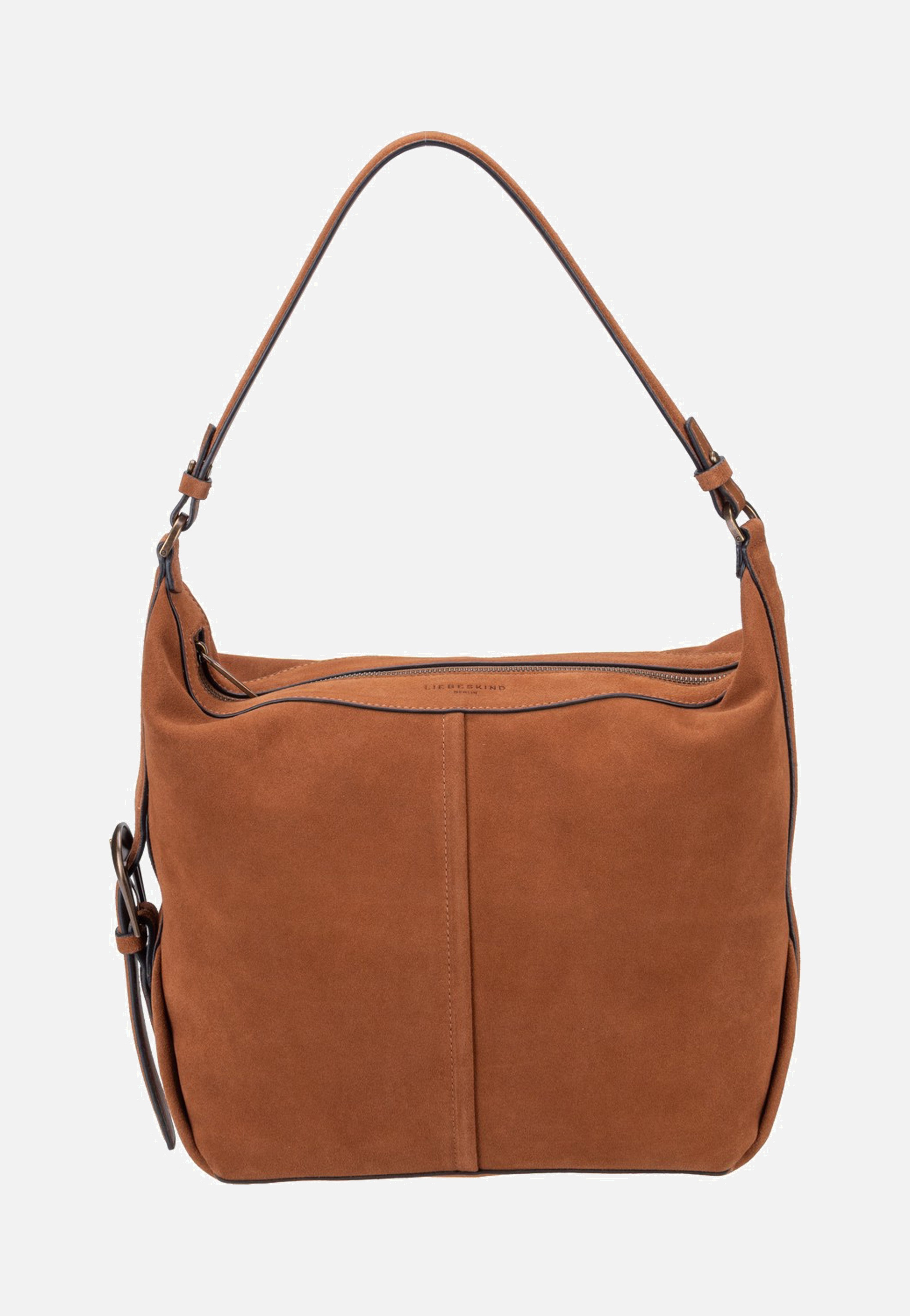 Liebeskind Berlin Paris II Hobo M Hydro Suede Brown Bolso Hobo