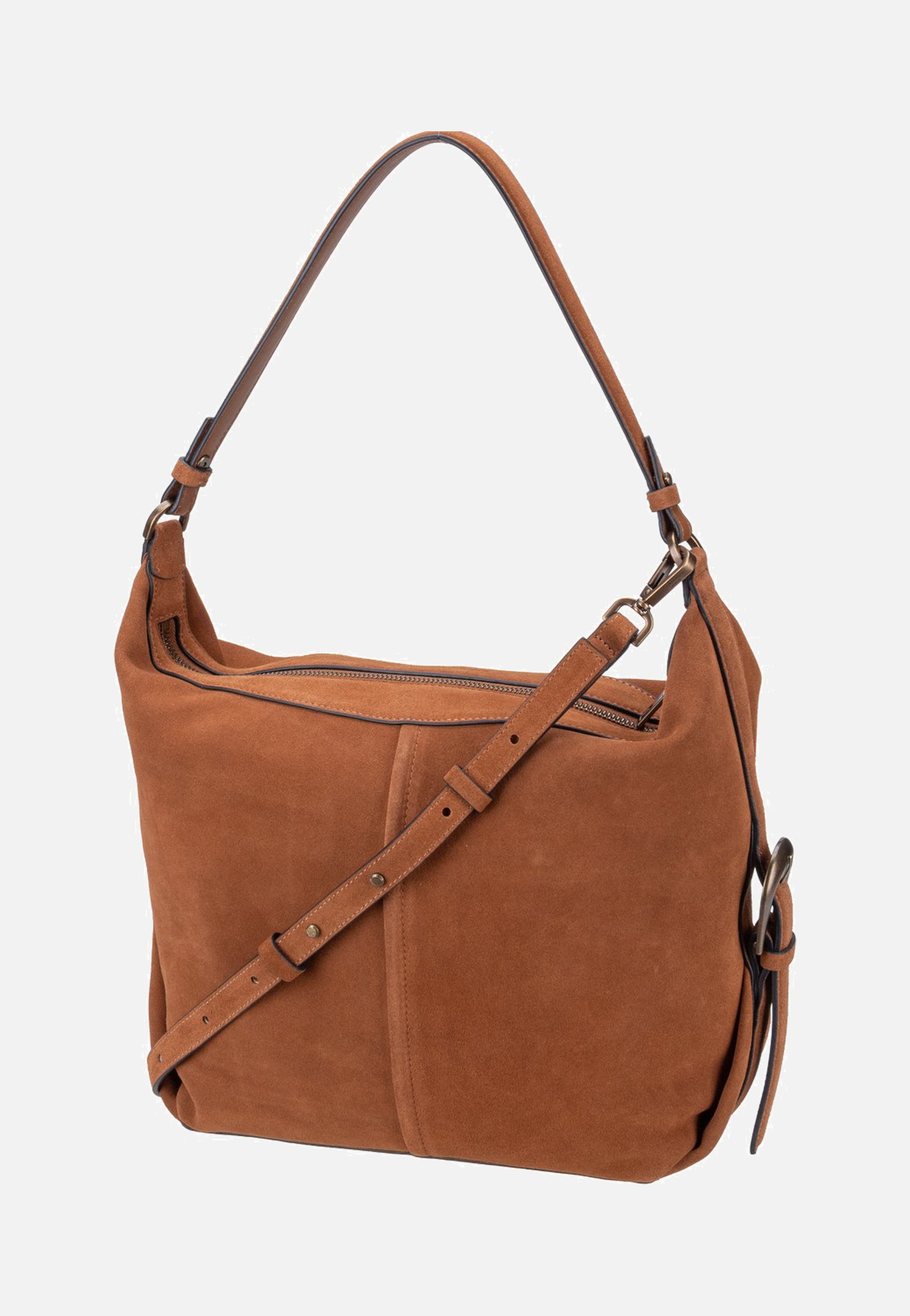 Liebeskind Berlin Paris II Hobo M Hydro Suede Brown Bolso Hobo