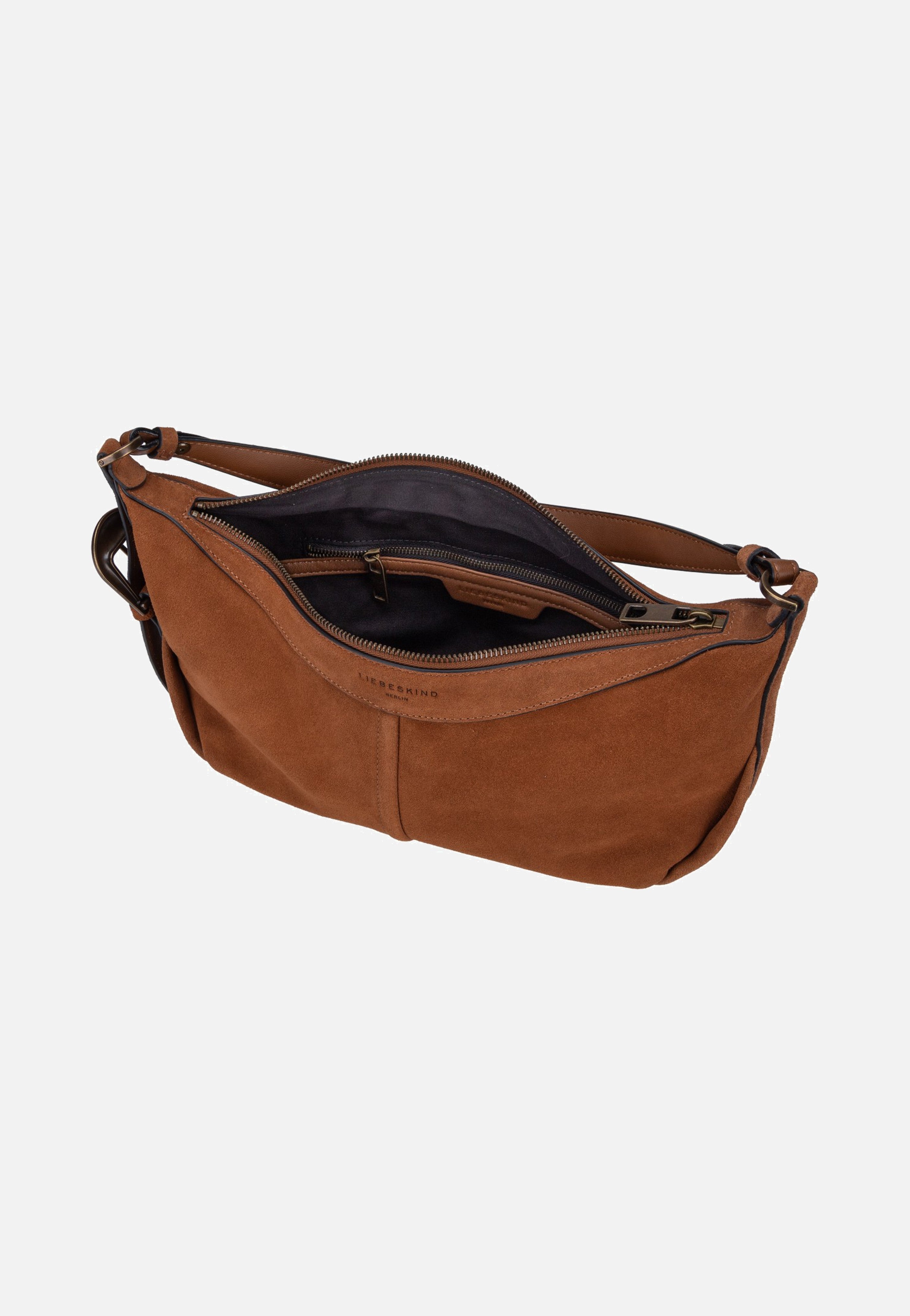 Liebeskind Berlin Paris II Hobo S Hydro Suede Brown Sac Hobo
