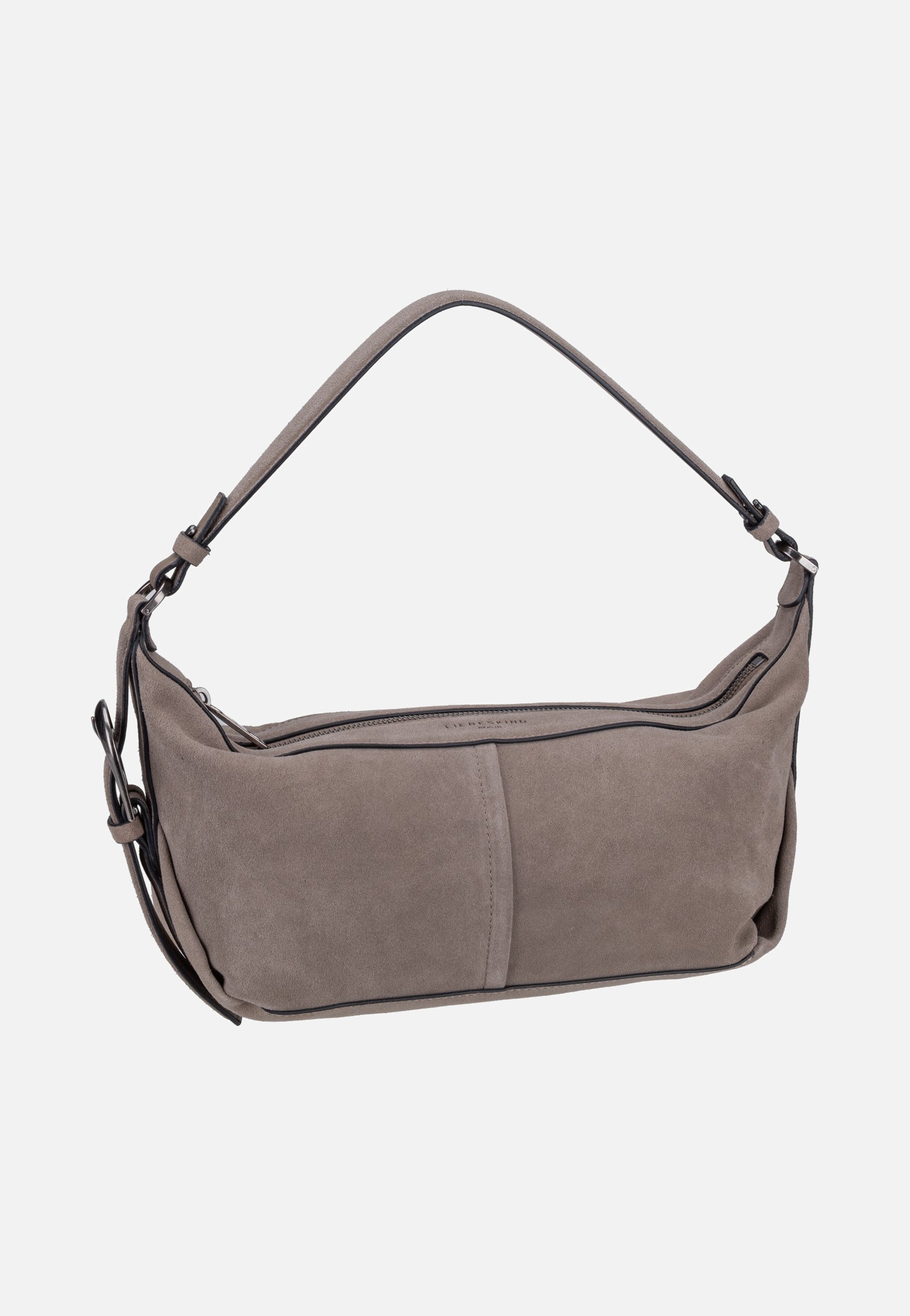 Liebeskind Berlin Paris II Hobo S Hydro Suede Neutral Grey Borsa Hobo