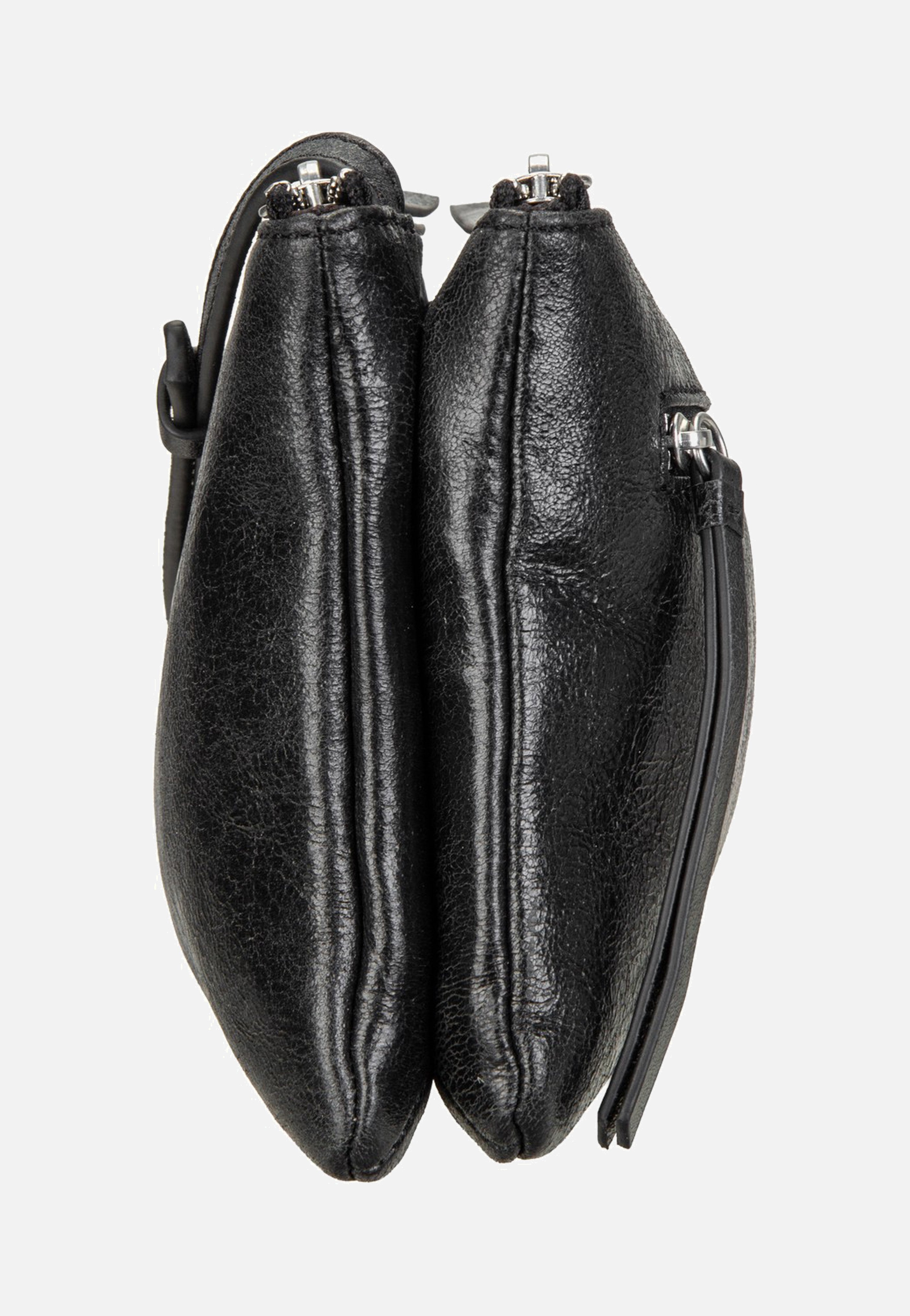 Liebeskind Berlin Zena Crossbody S Double Lamb Crunch Black Crossbody Bag