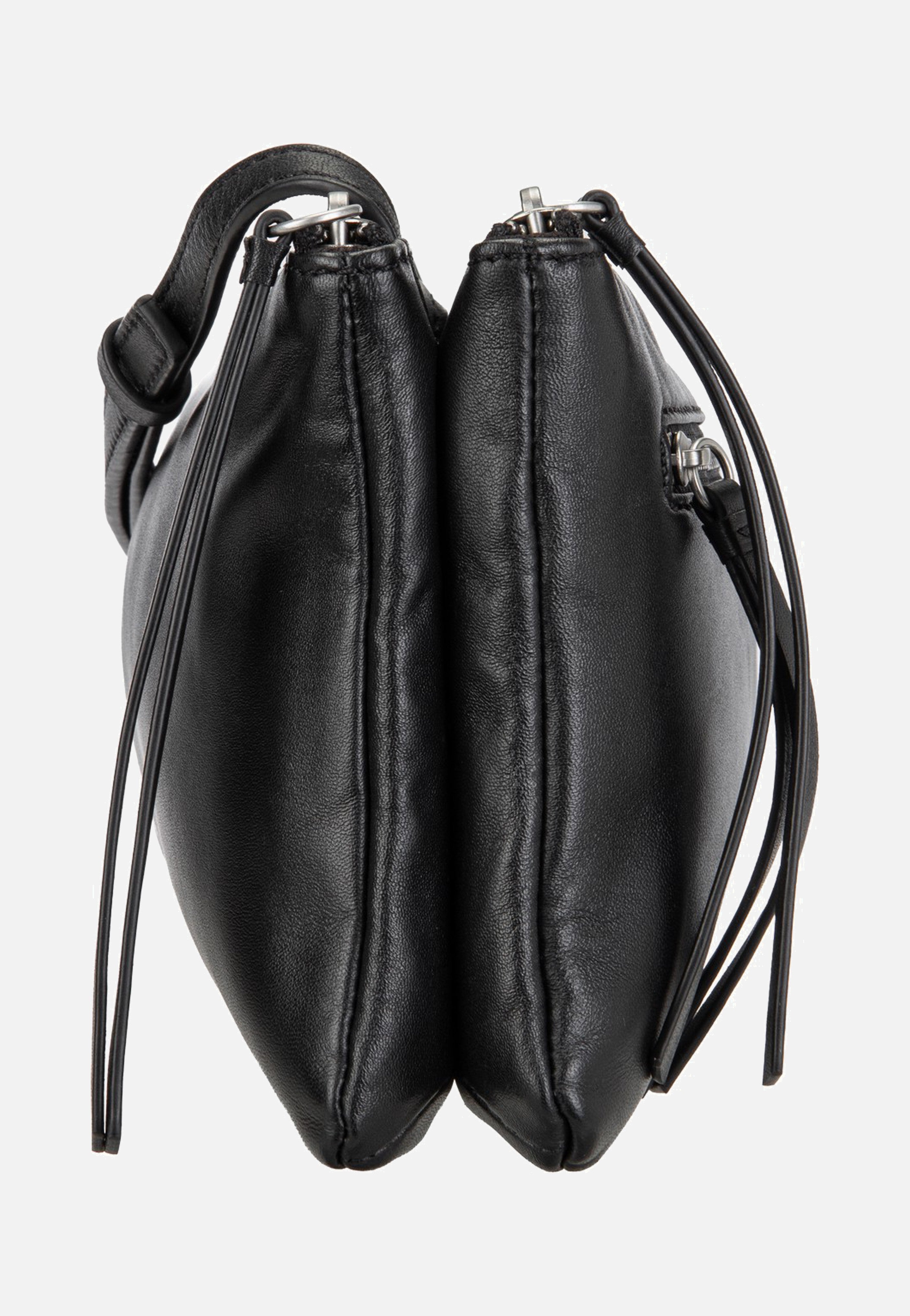 Liebeskind Berlin Zena S Indian Sheep Double Black Crossbody Bag