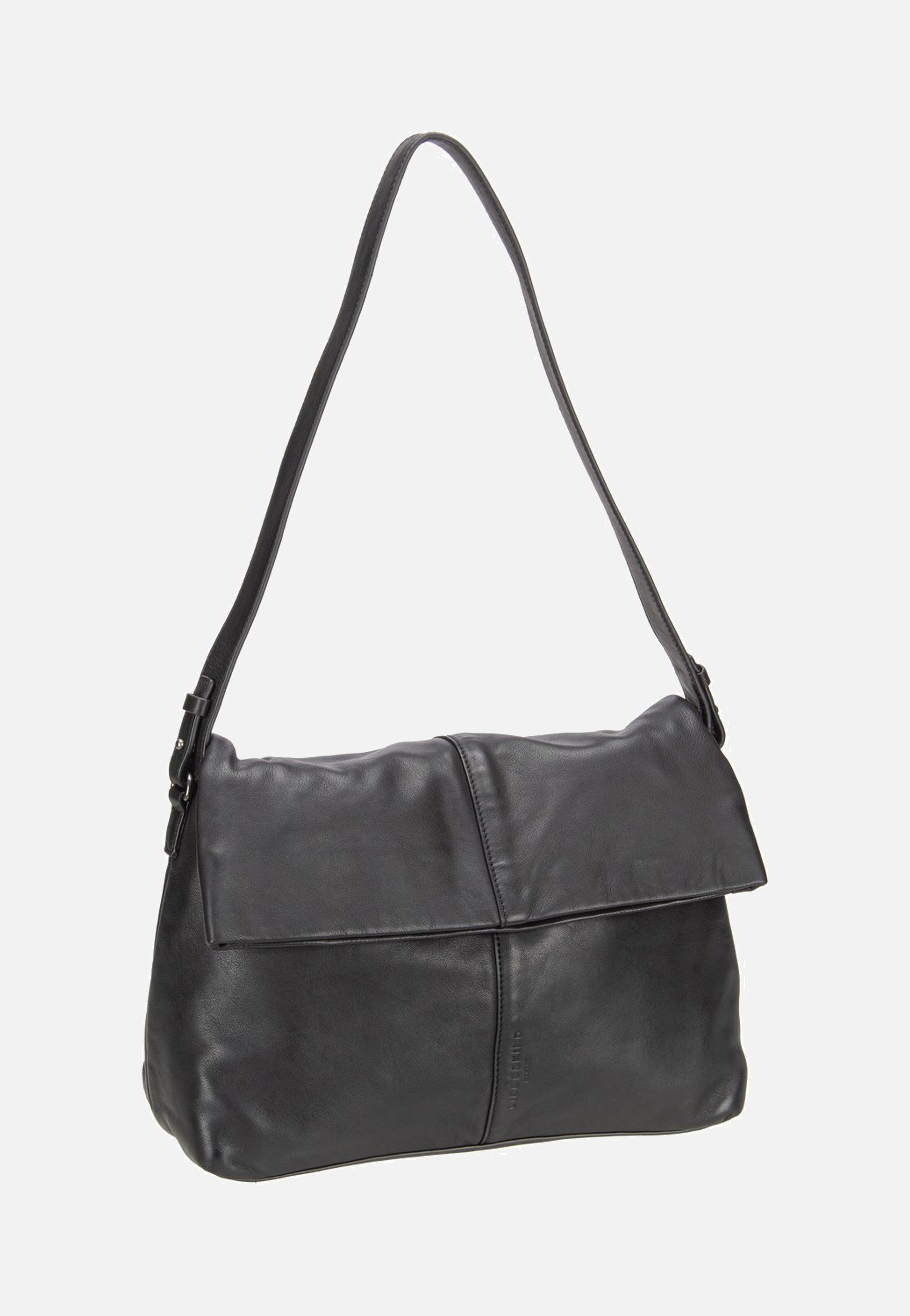 Liebeskind Berlin Fiona Hobo M Sheep Natural Black Hobo Bag