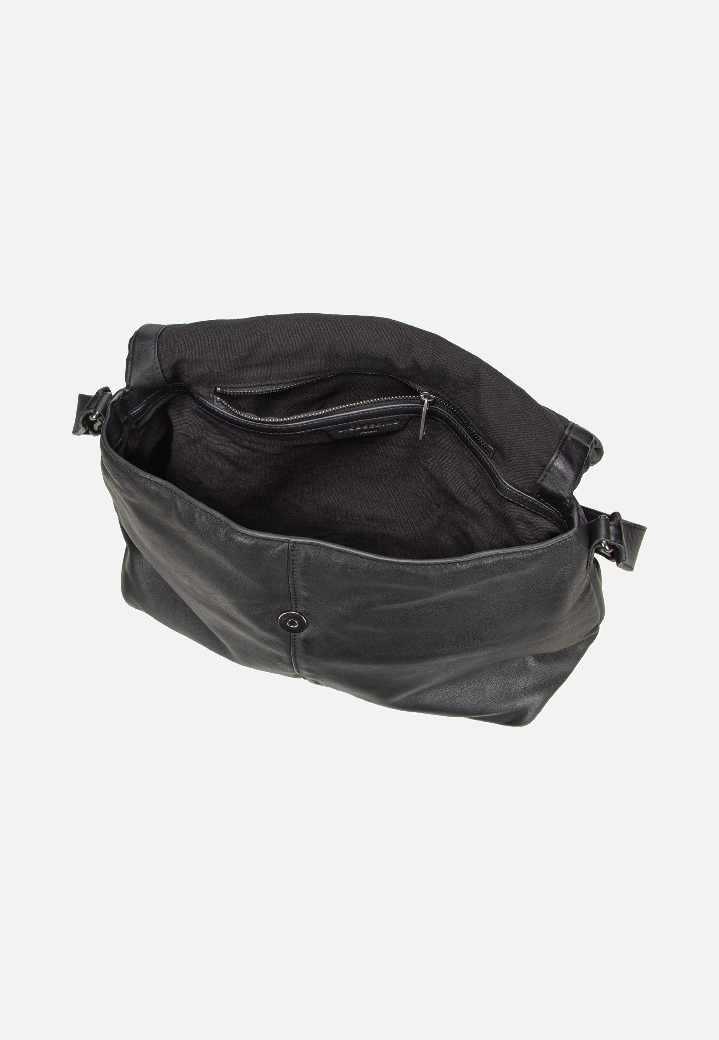 Liebeskind Berlin Fiona Hobo M Sheep Natural Black Hobo Bag