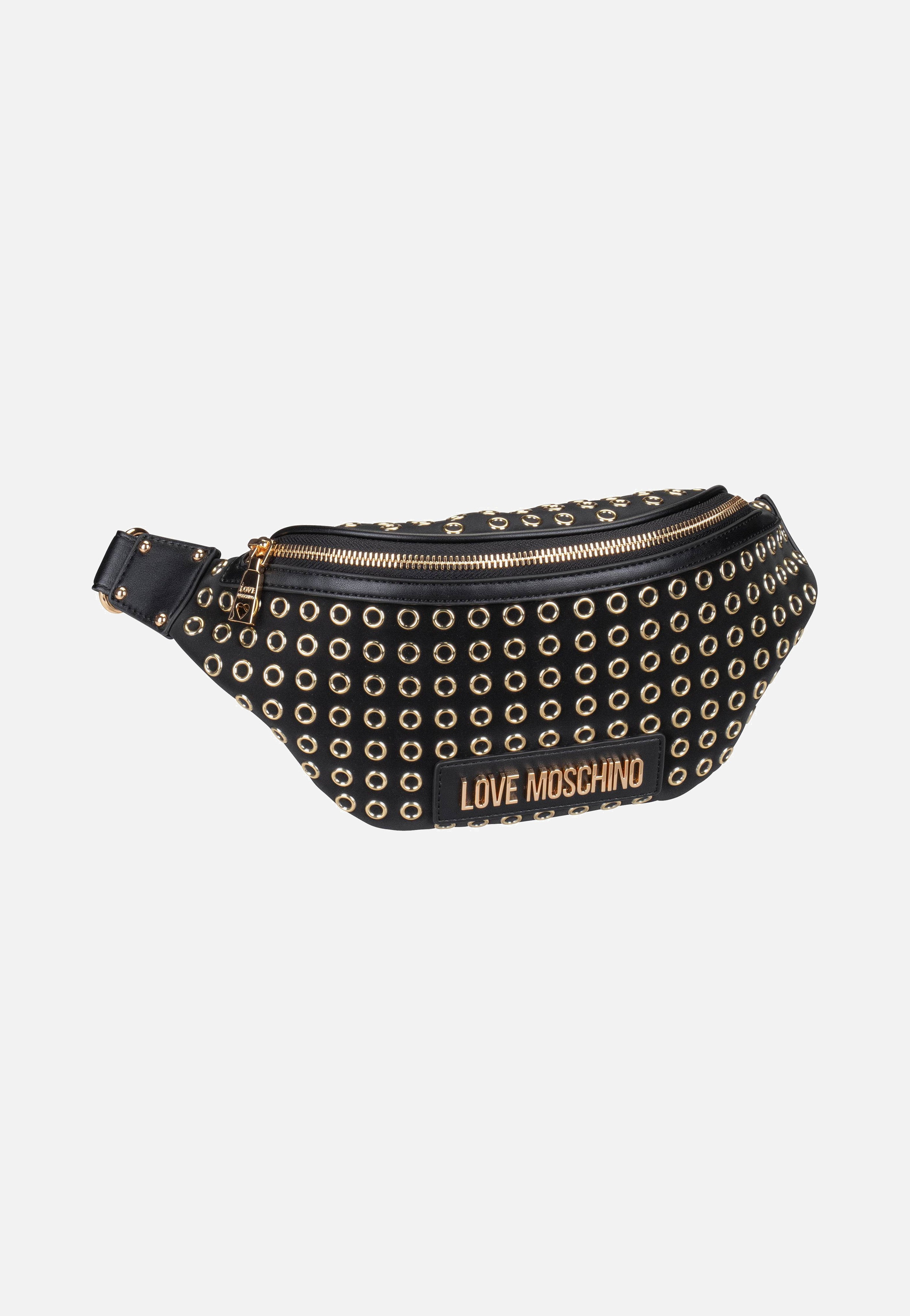 Love Moschino - Glam Up Fanny Pack 4060 Nero Galvanica Oro - Sling Bag | Women-Image