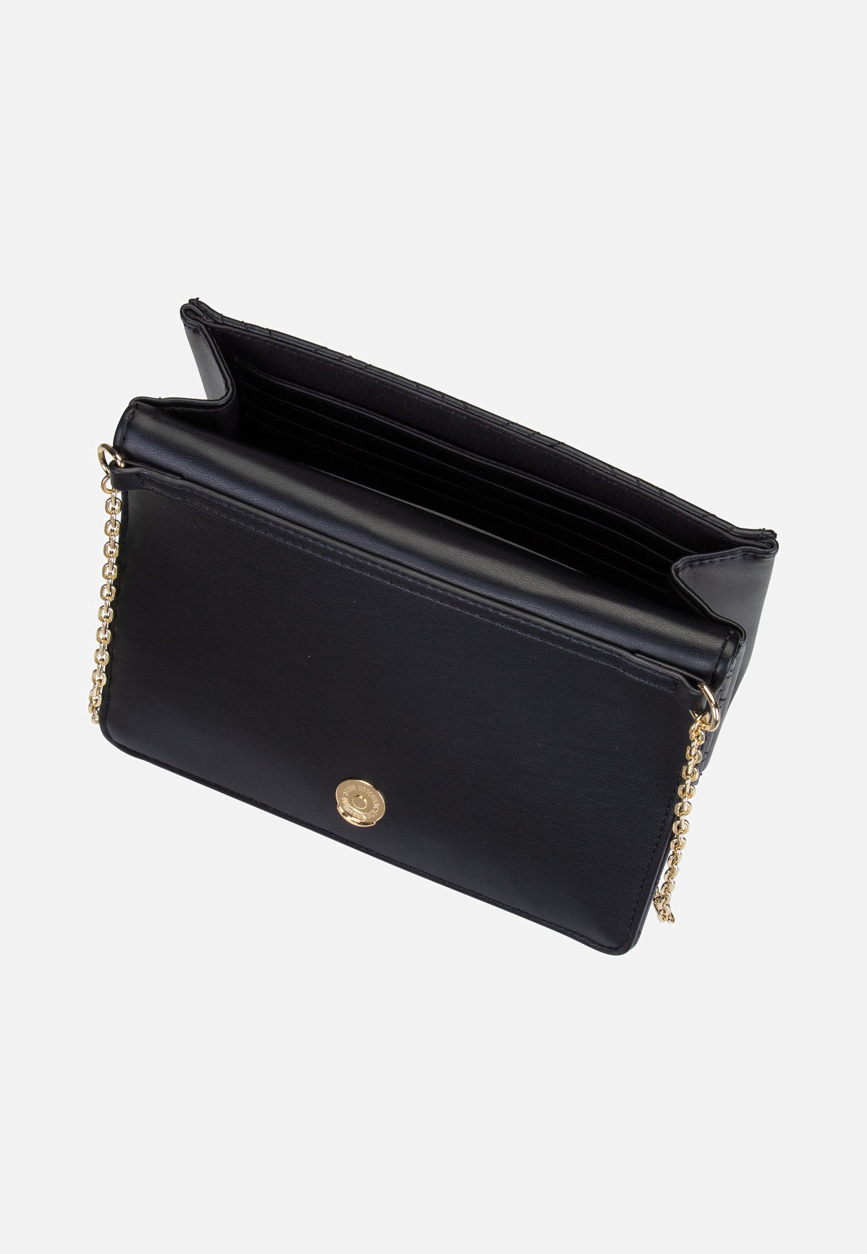 Love Moschino Smart Daily Bag 4097 Black Galvanica Oro Crossbody Bag