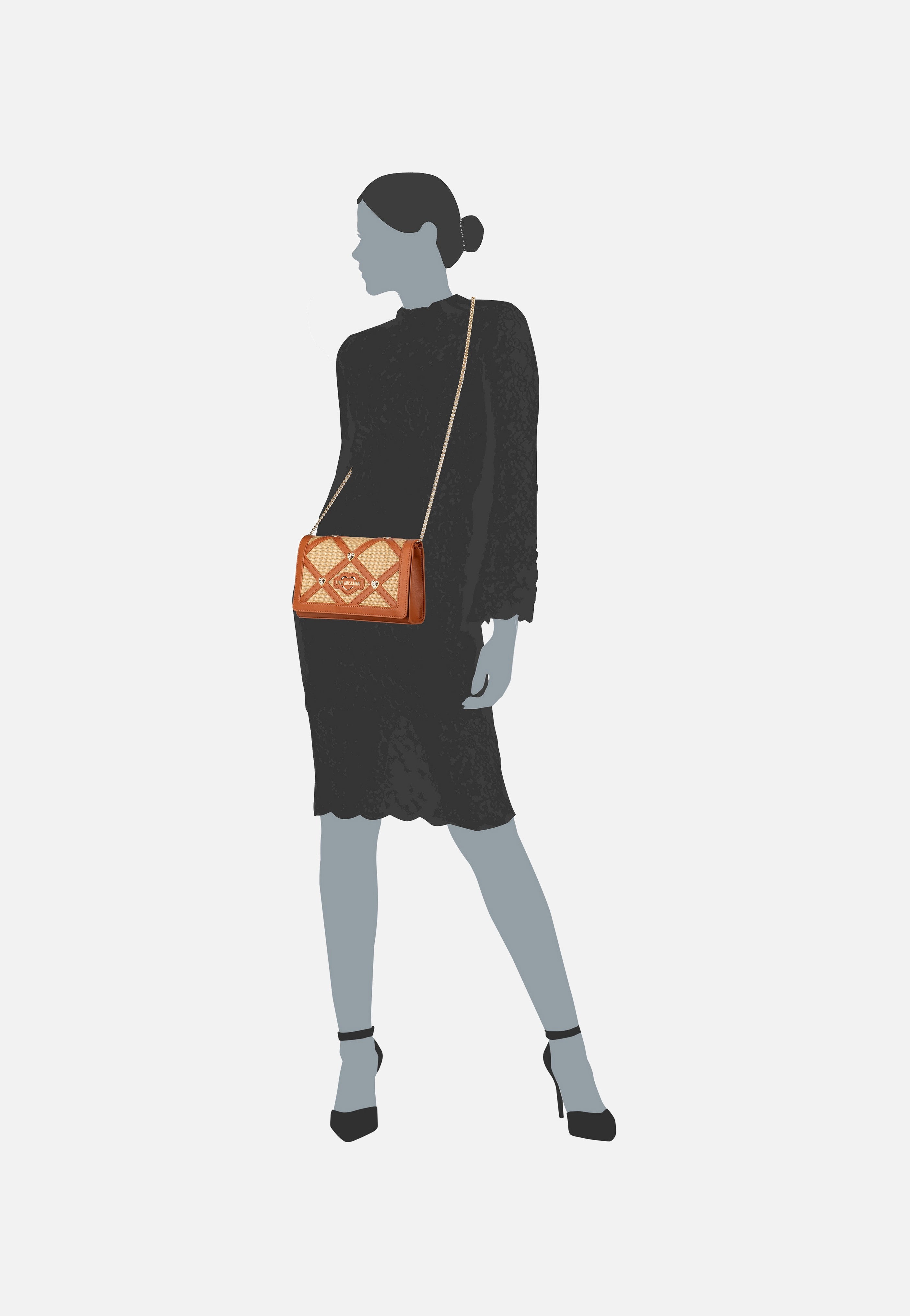 Love Moschino - Smart Daily Bag 4314 Natural Raffia - Shoulder Bag | Women-Image