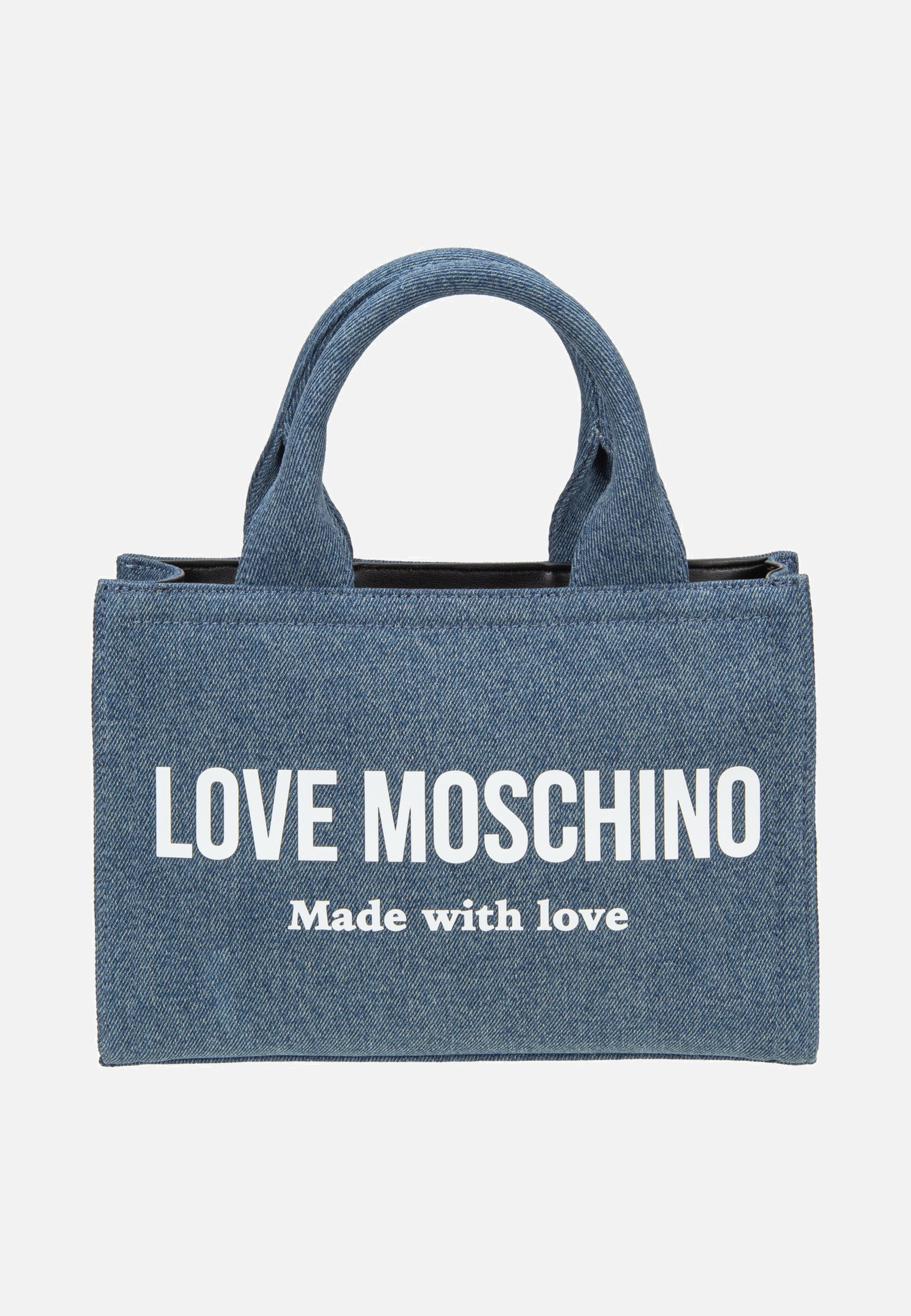 Love Moschino Denim Signature Love 4055 Denim - Tote Bag | Sakoi