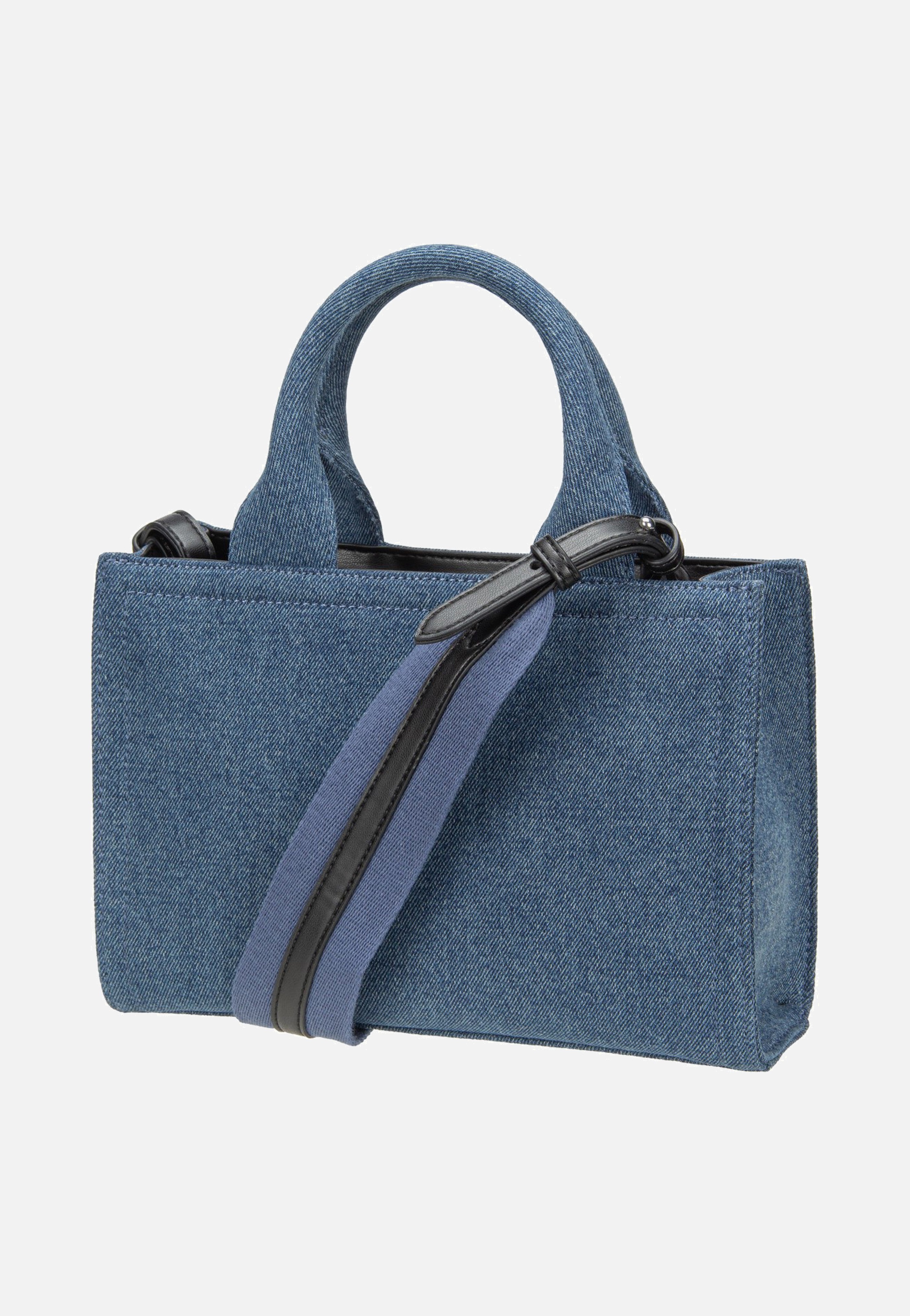 Love Moschino Denim Signature Love 4055 Denim Tote Bag