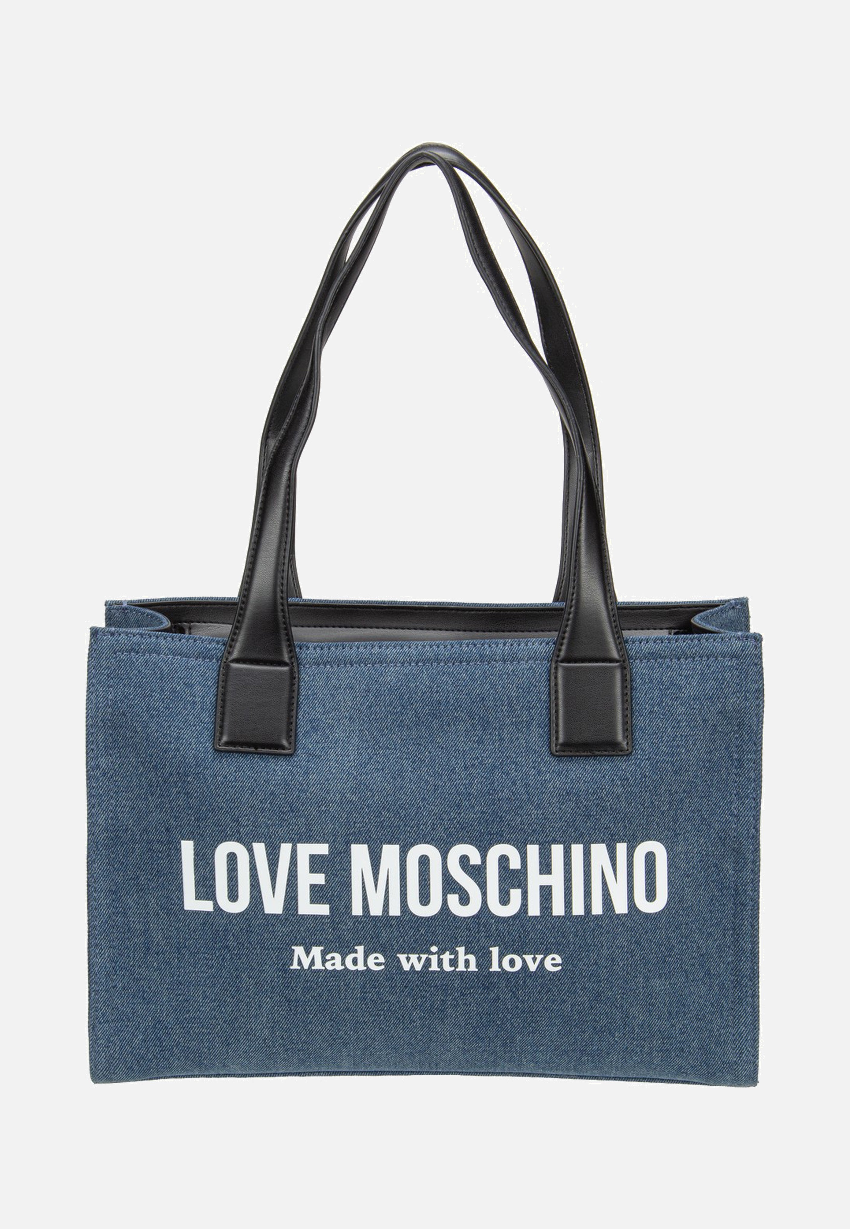 Love Moschino Denim Signature Love 4056 Denim - Shopper | Sakoi