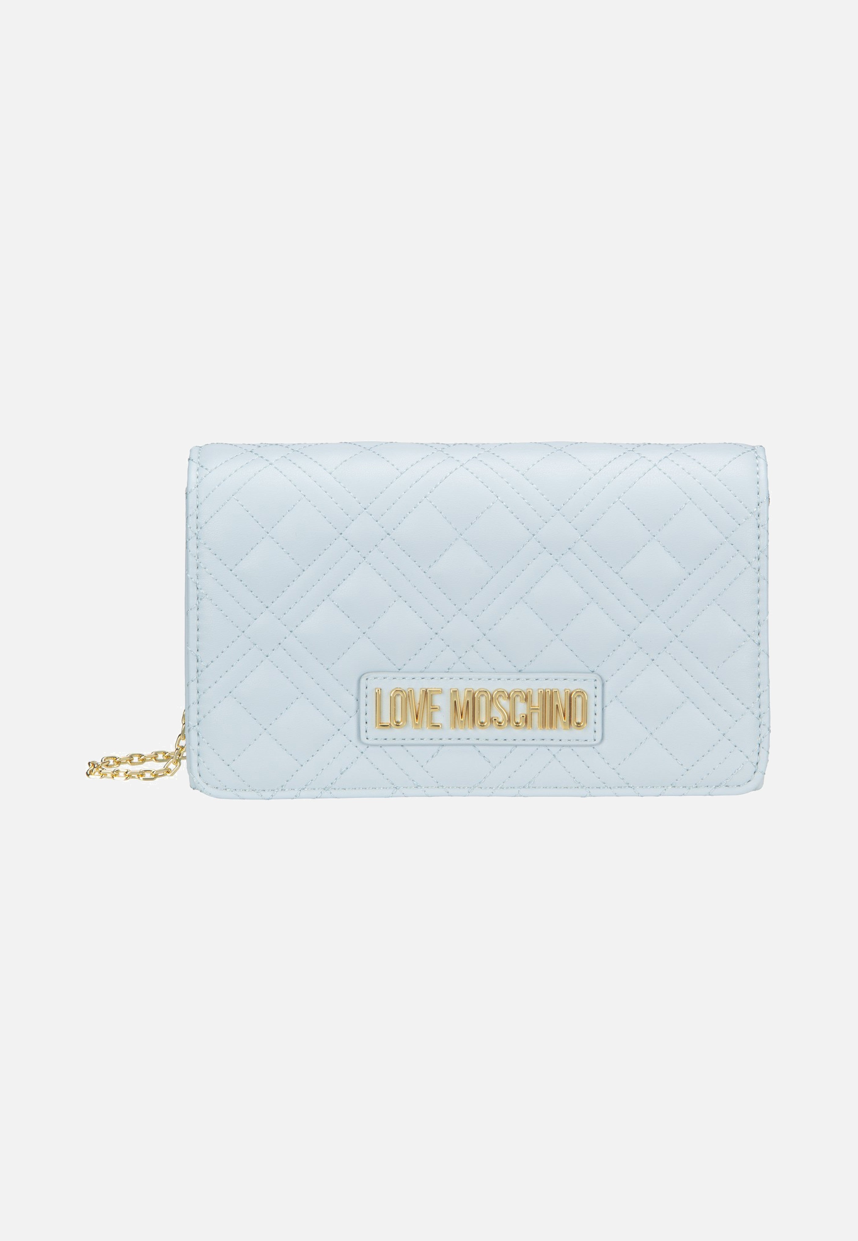 Love Moschino Quilted Bag 4079 Sky Blue Evening Bag