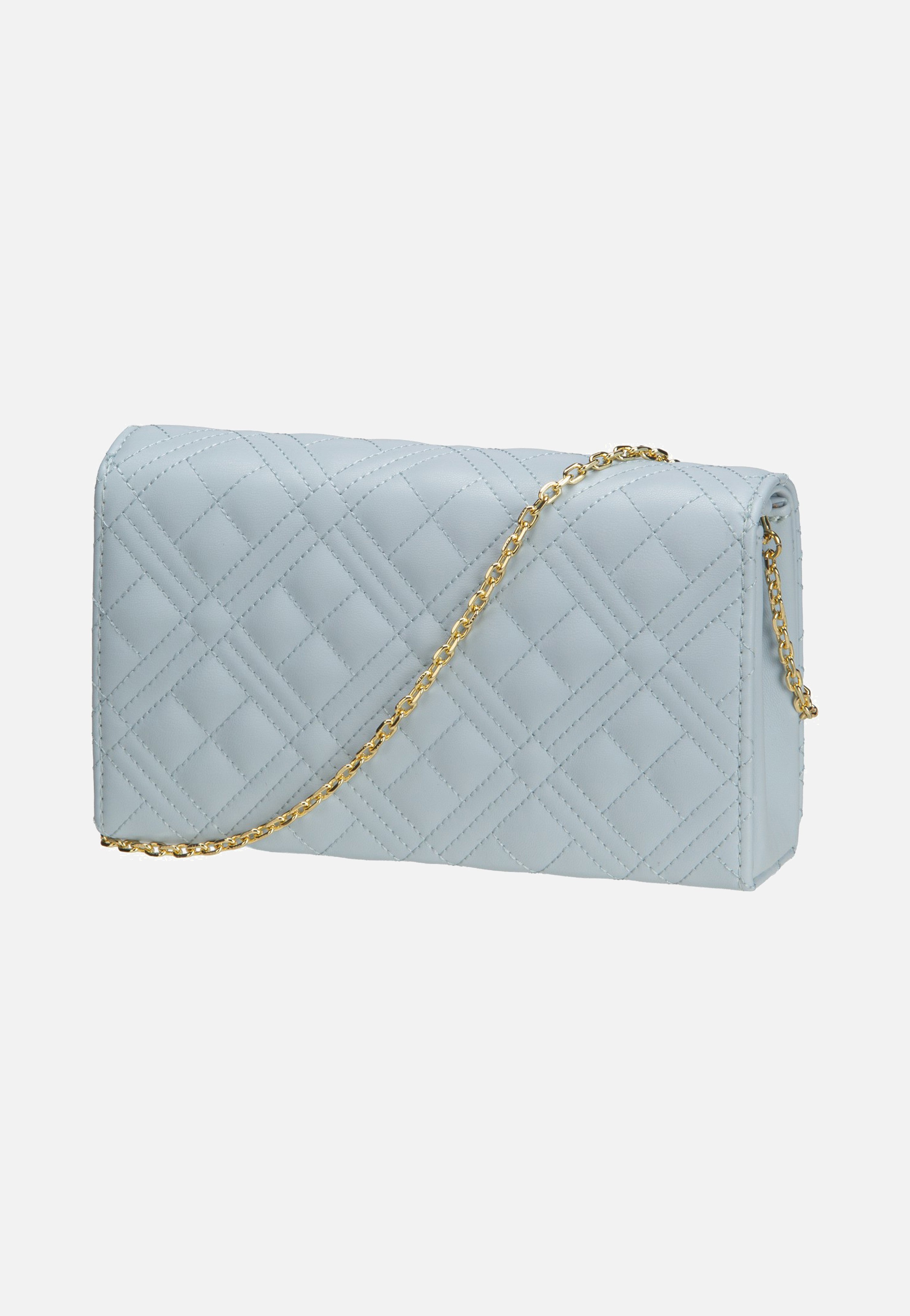 Love Moschino Quilted Bag 4079 Sky Blue Evening Bag