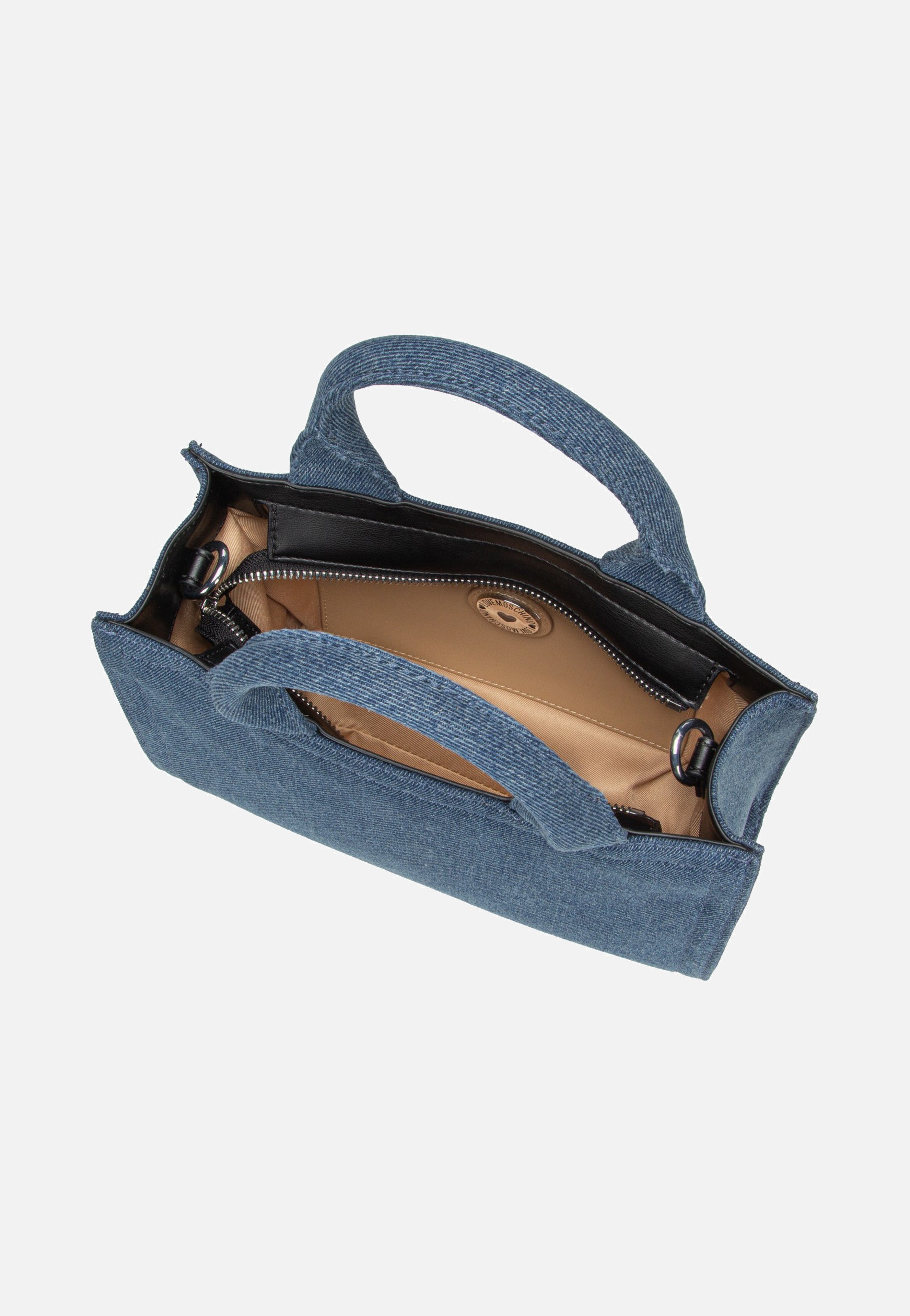 Love Moschino - Denim Signature Love 4055 Denim - Tote Bag | Women-Image