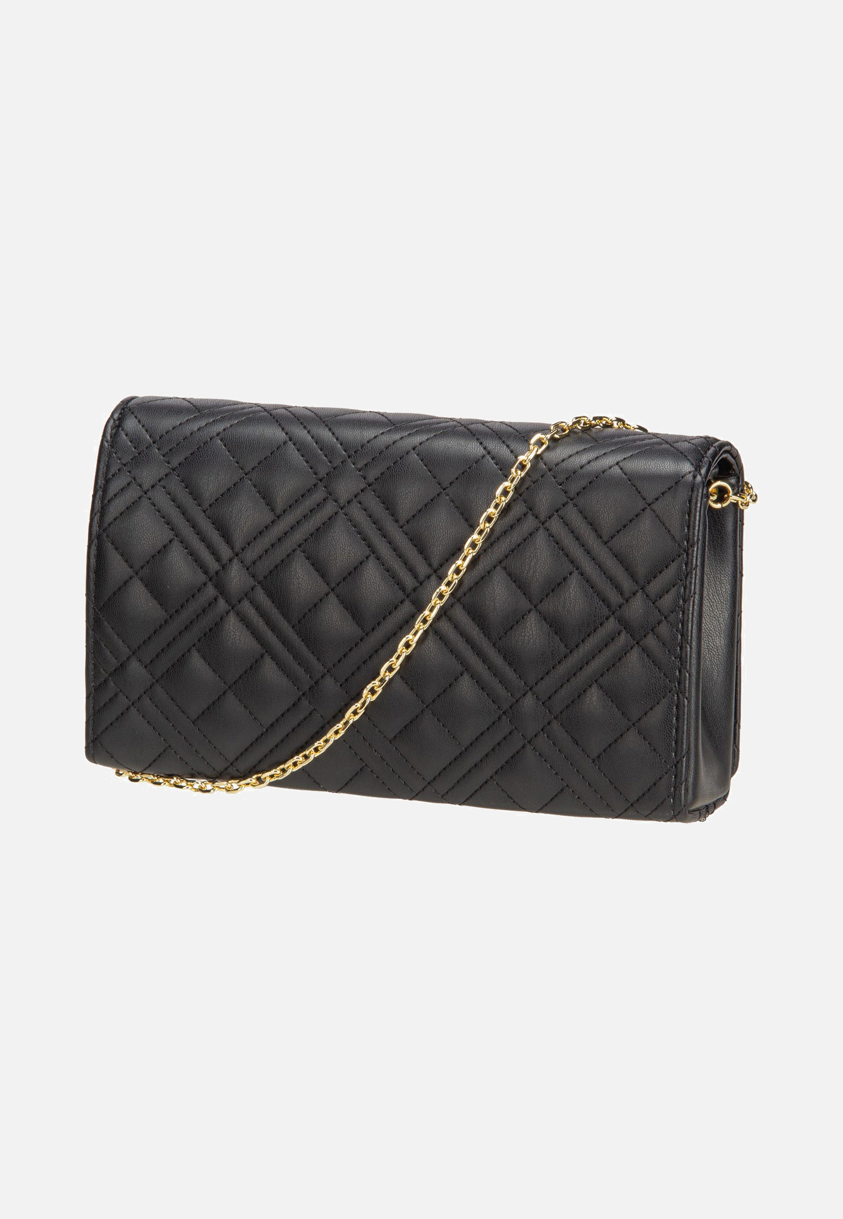 Love Moschino Quilted Bag 4079 Black Evening Bag