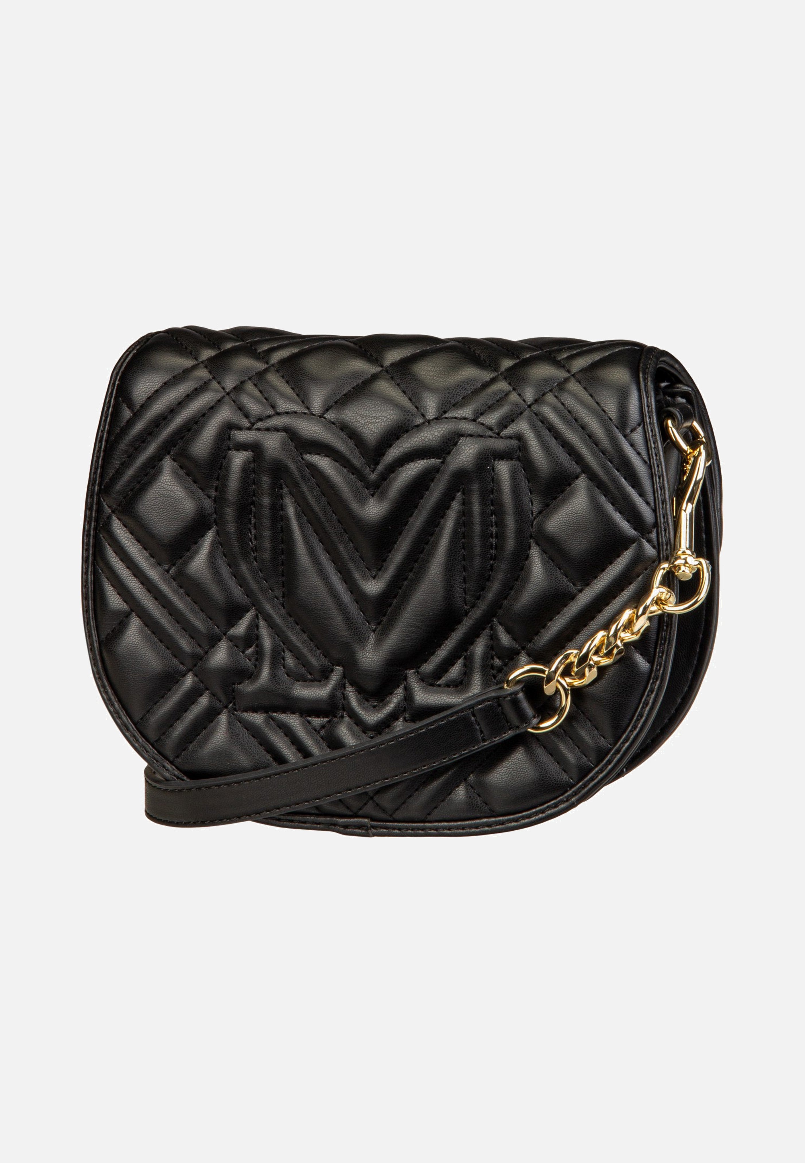 Love Moschino - Quilted Bag 4112 Black/Gold - Crossbody Bag | Women-Image