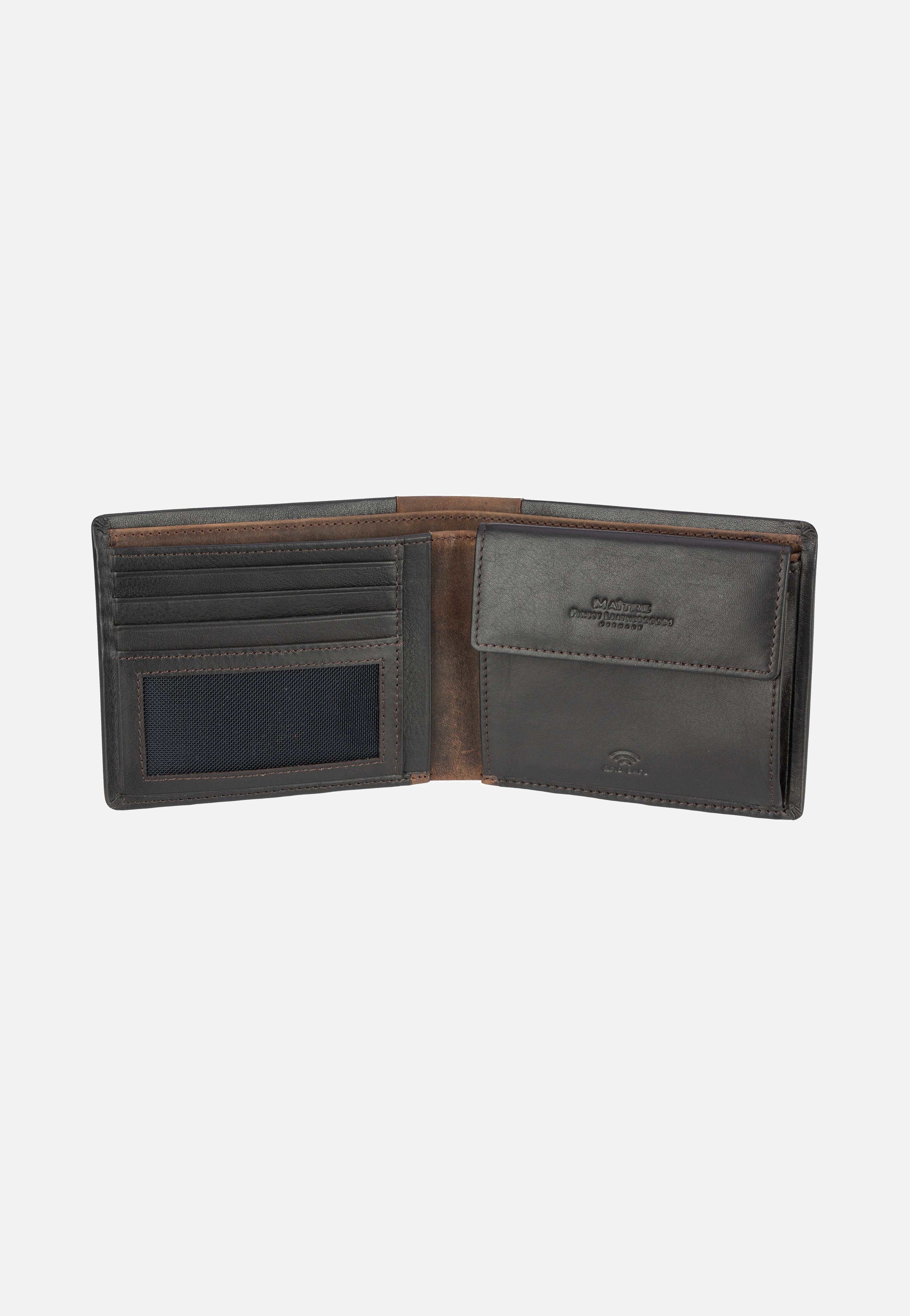Maître Bundenbach Gandolf Billfold H4 Dark Brown Wallet