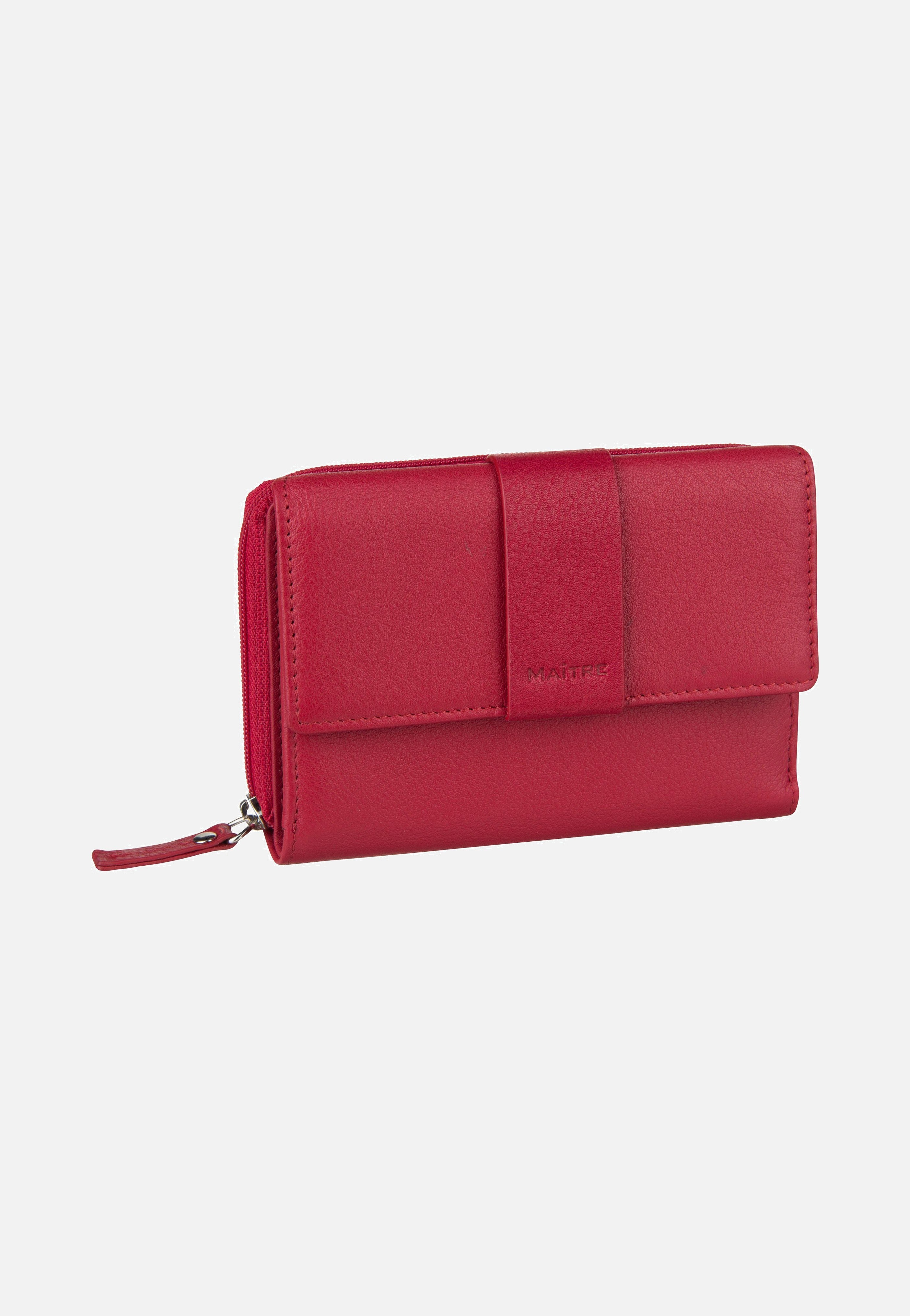 Maître Kirschroth Diethilde Purse MH12FZ Red Wallet