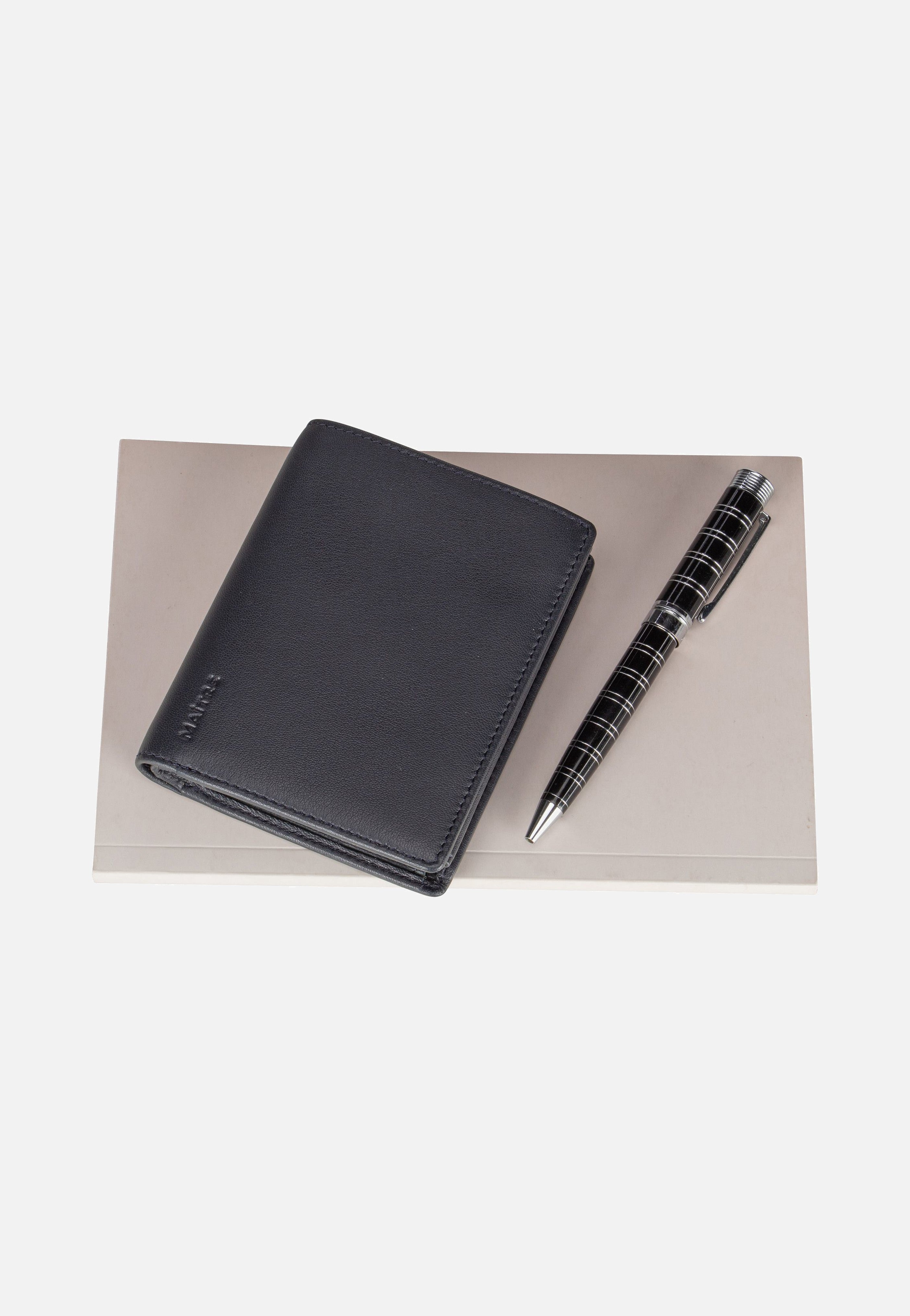 Maître - Raumbach Hardwin Billfold V8 Dark Blue - Wallet | Men-Image