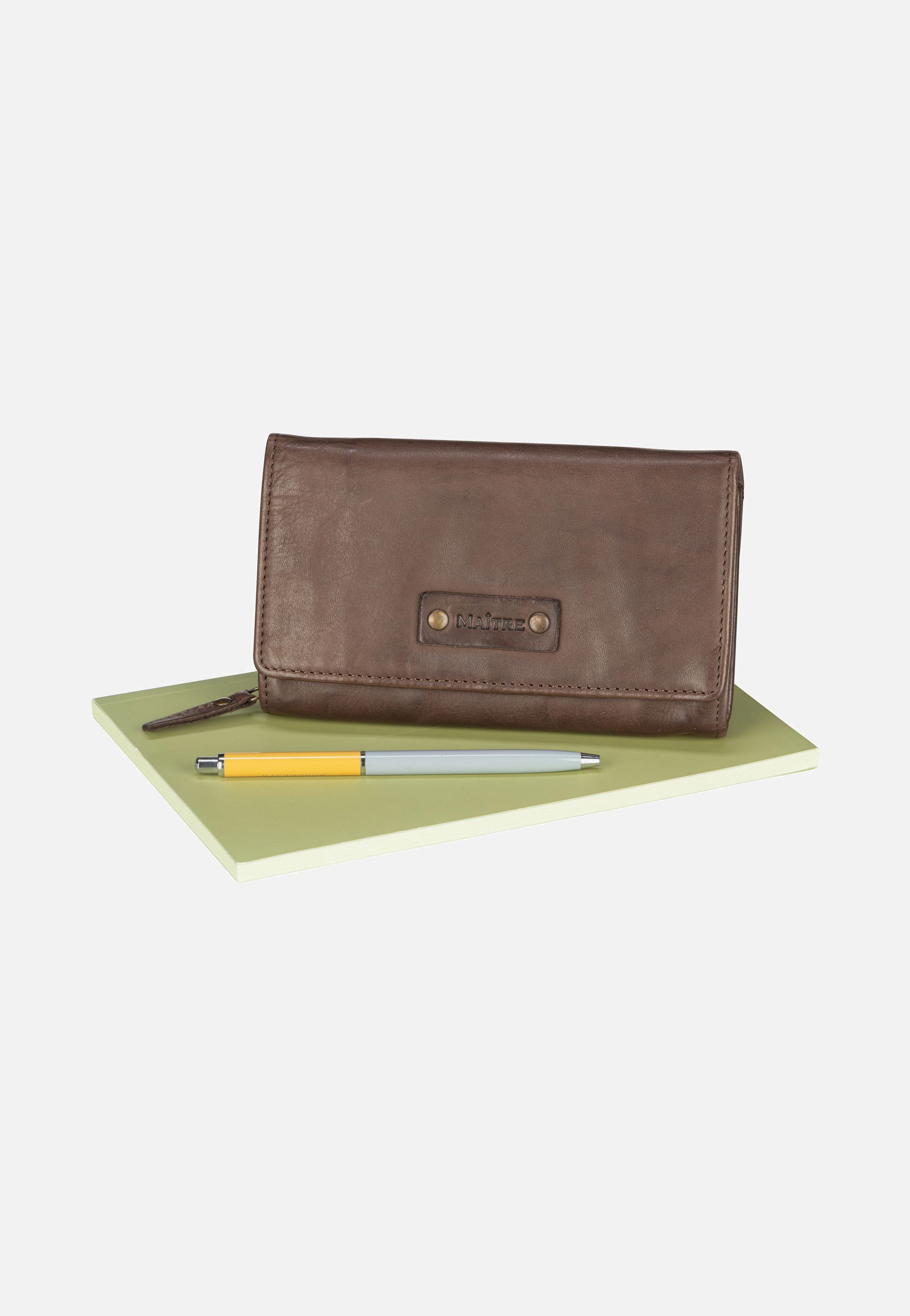 Maître - Steinbach Dilara LH11F Dark Brown - Wallet | Women-Image