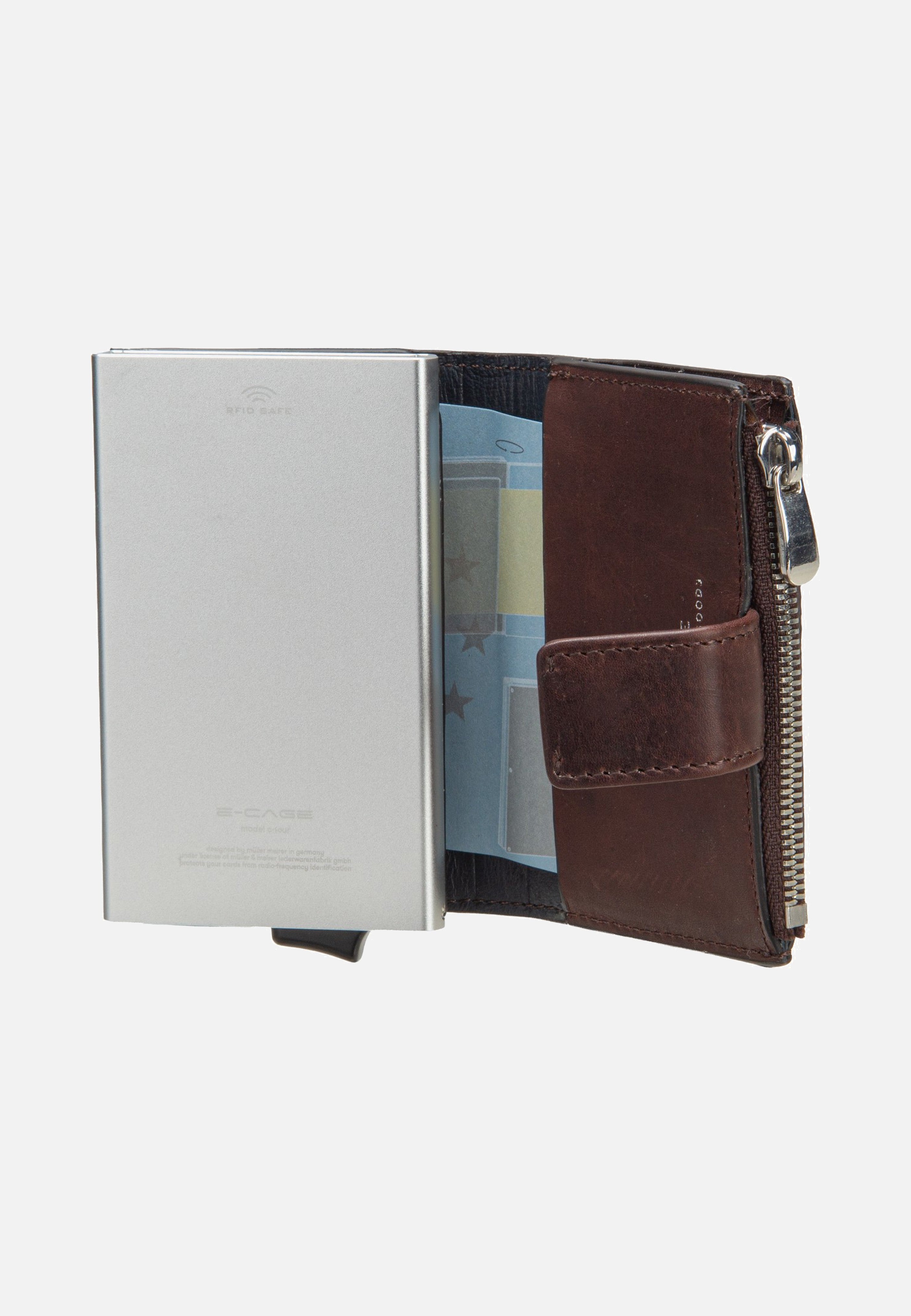 Maître Birkheim C-Four E-Cage SV8 Darkbrown Wallet