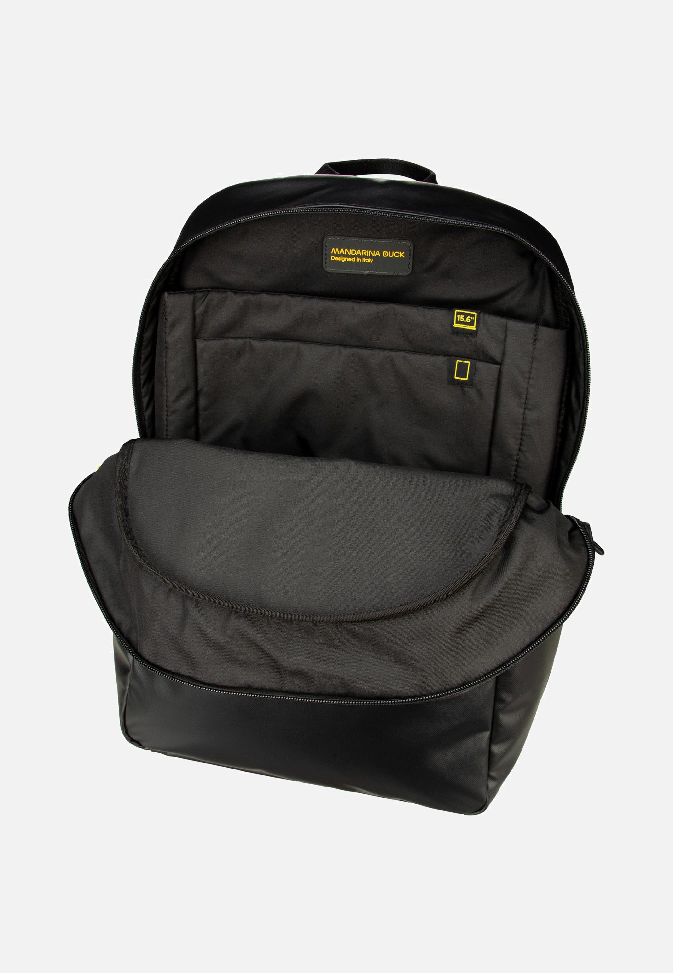 Mandarina Duck Eco Coated OST04 Black Backpack