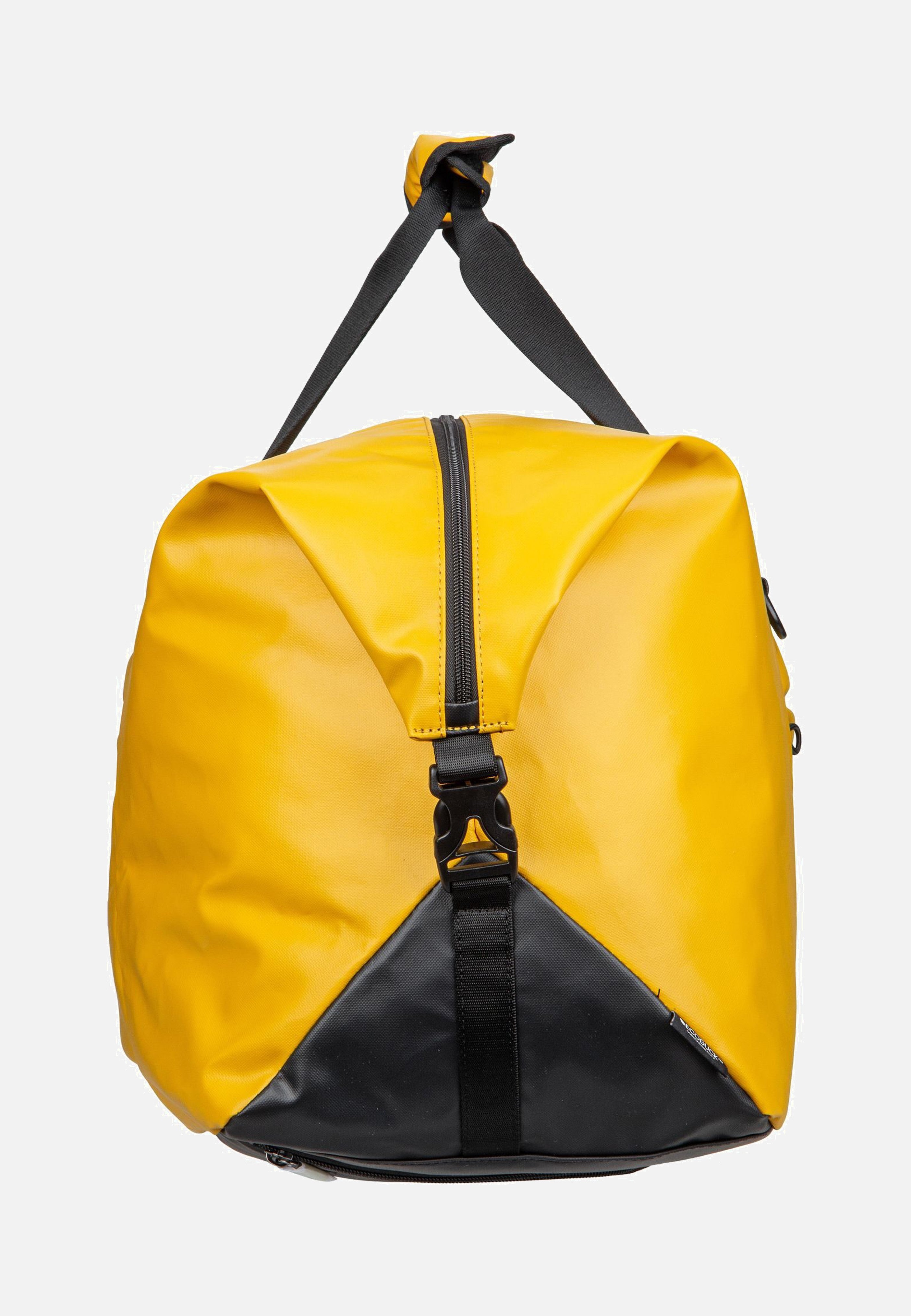 Mandarina Duck - Eco Coated Duffle OSB02 Duck Yellow - Dufflebag | Neutral-Image