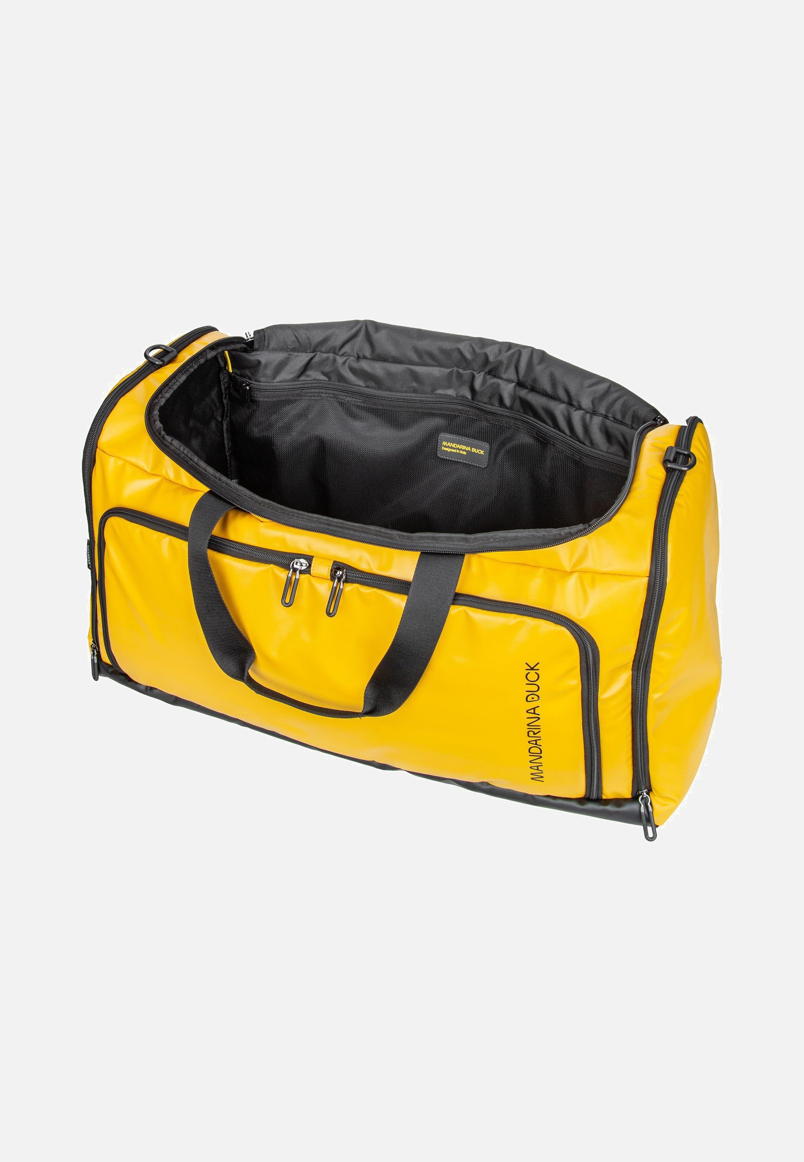 Mandarina Duck Eco Coated Duffle OSB03 Duck Yellow Dufflebag