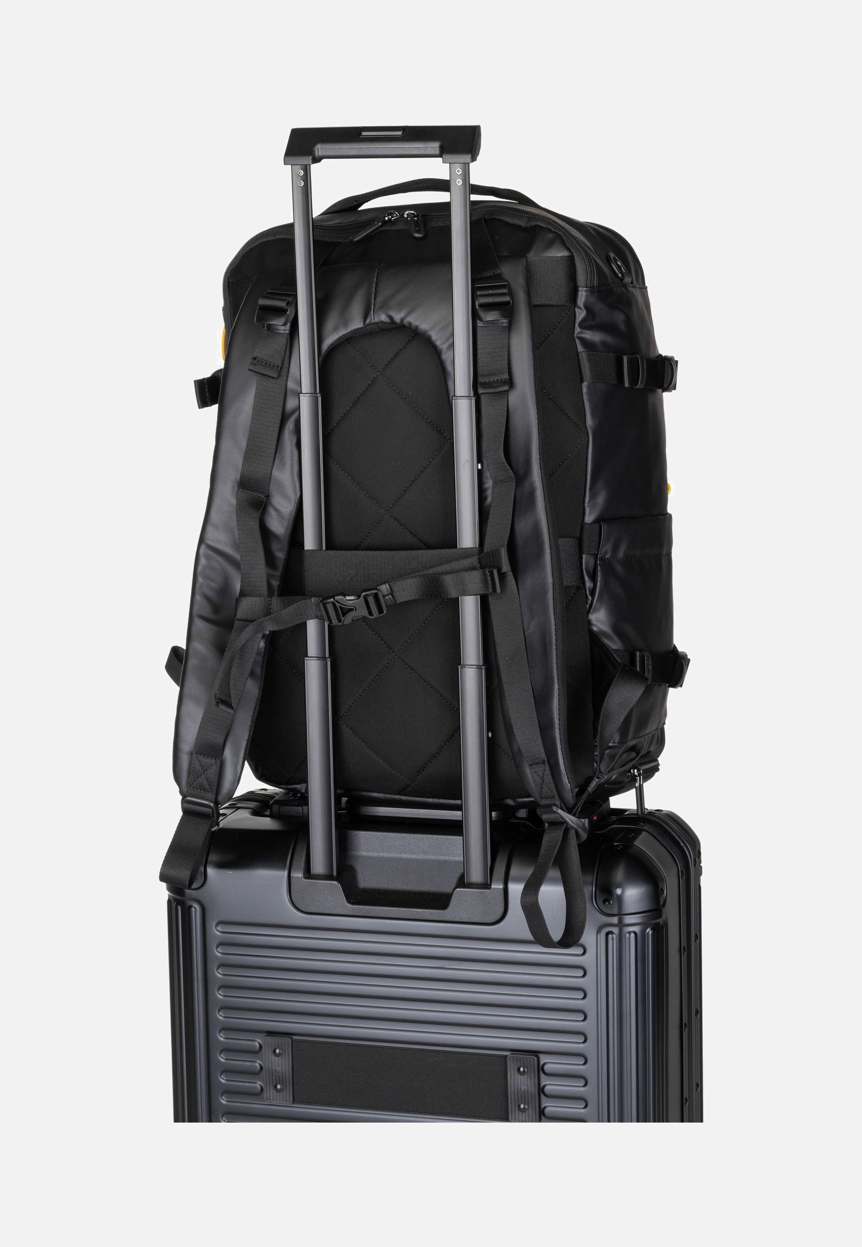 Mandarina Duck Eco Coated OST06 Black Travel Backpack