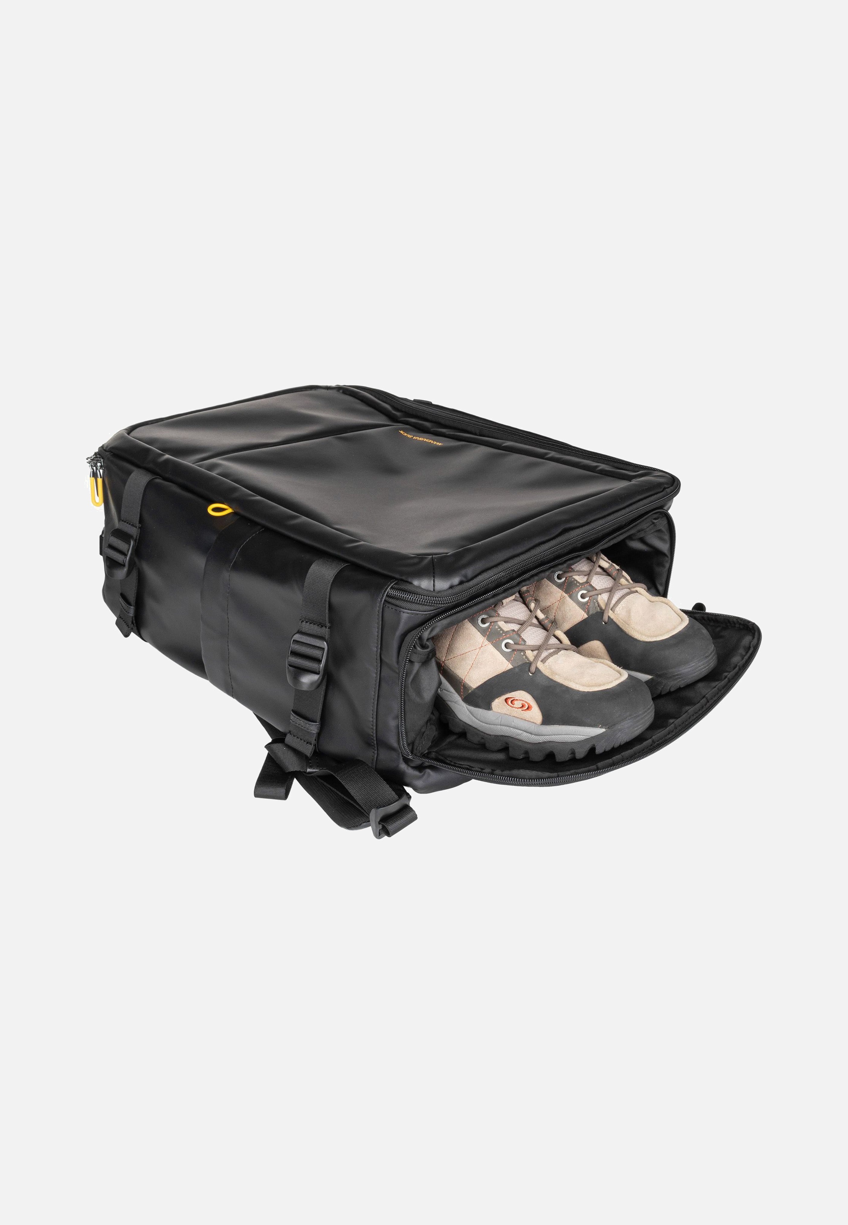 Mandarina Duck Eco Coated OST06 Black Travel Backpack