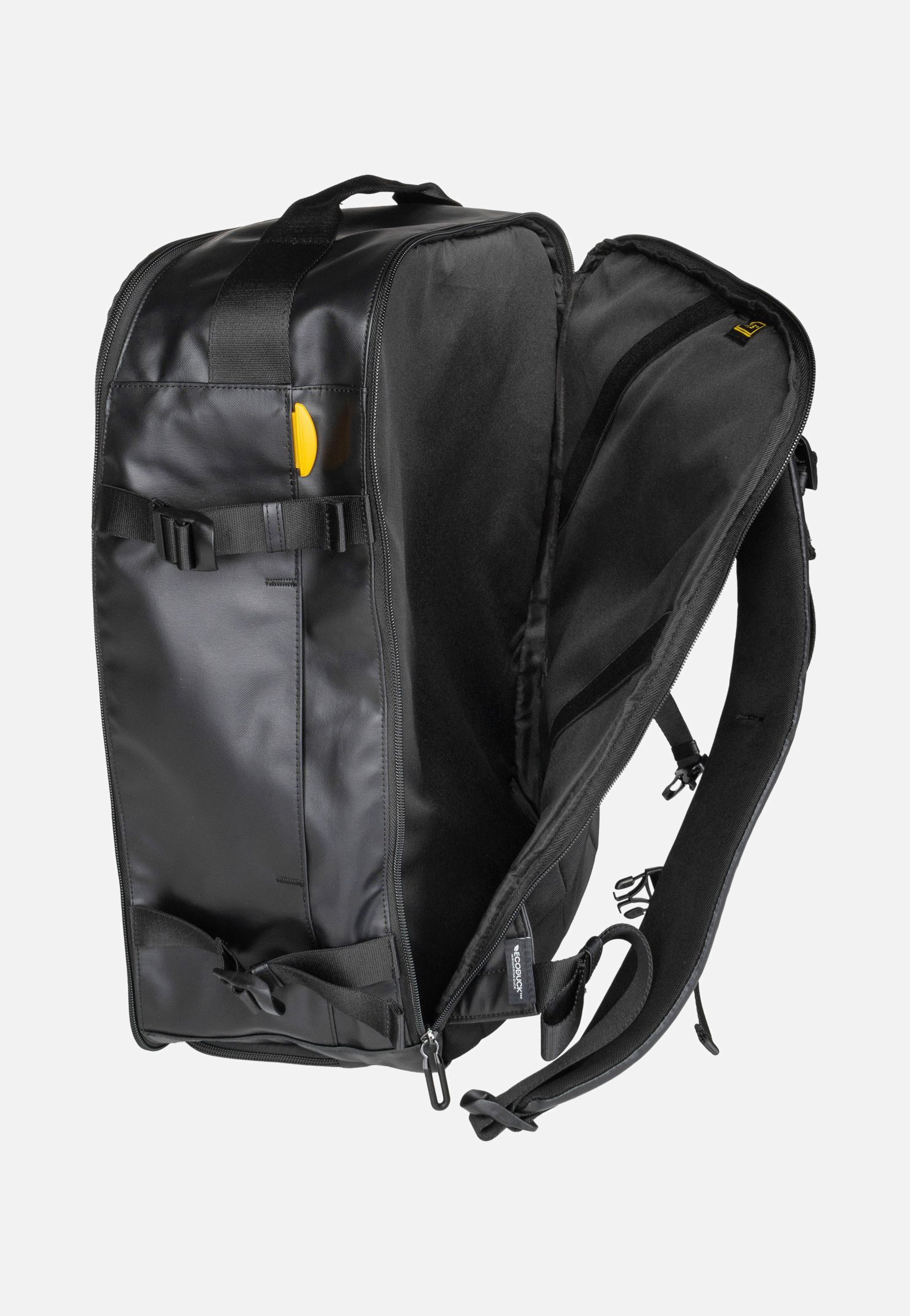 Mandarina Duck Eco Coated OST06 Black Travel Backpack