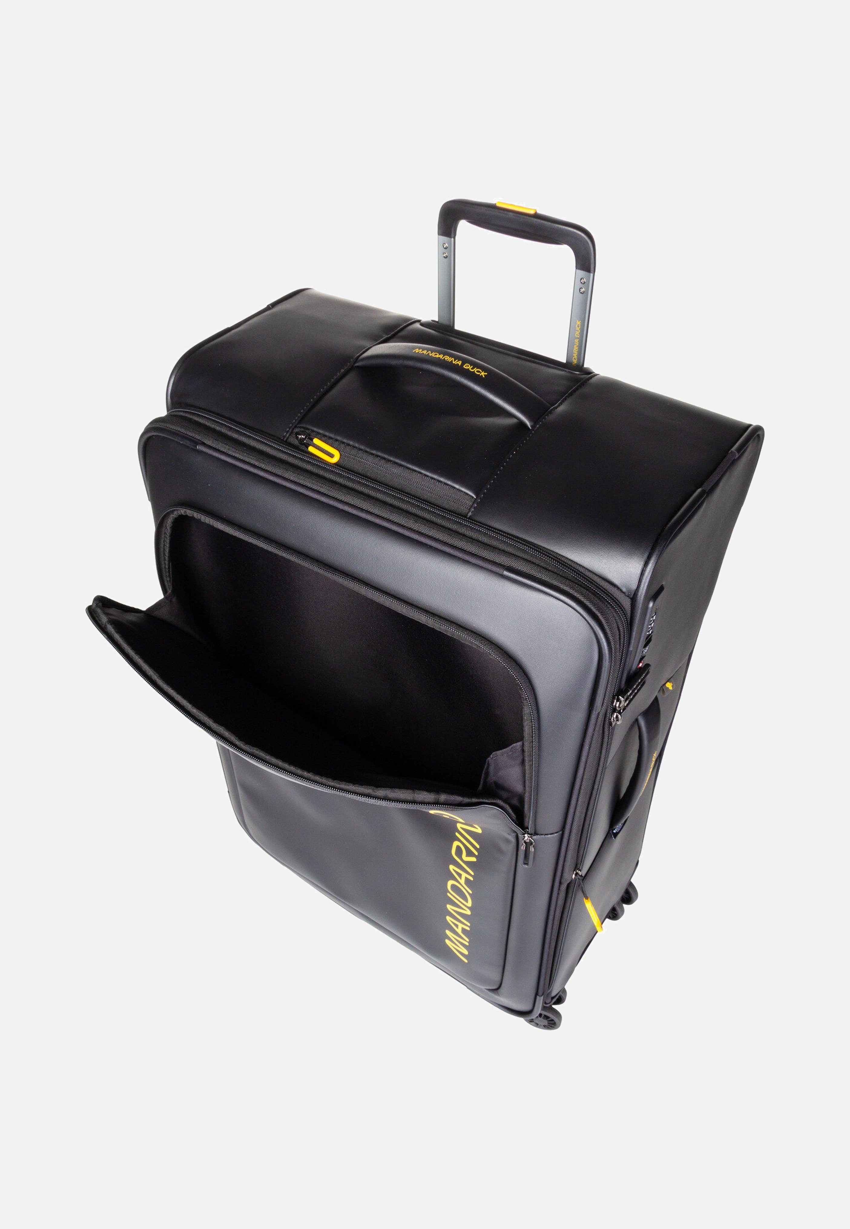 Mandarina Duck - Eco Coated OSV04 Black - Suitcase | Neutral-Image