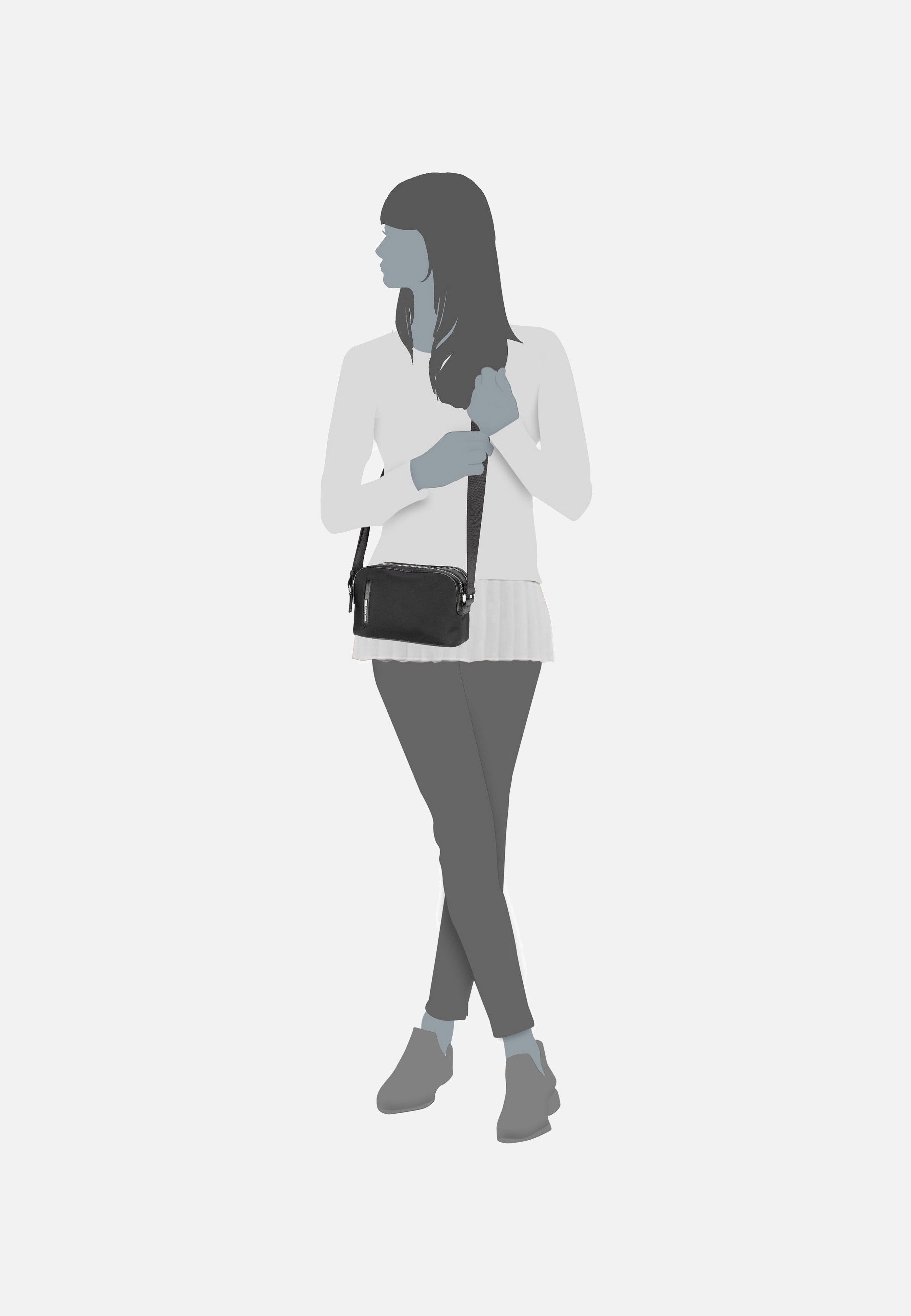 Mandarina Duck - Hunter Crossover VCT02 Black - Crossbody Bag | Women-Image