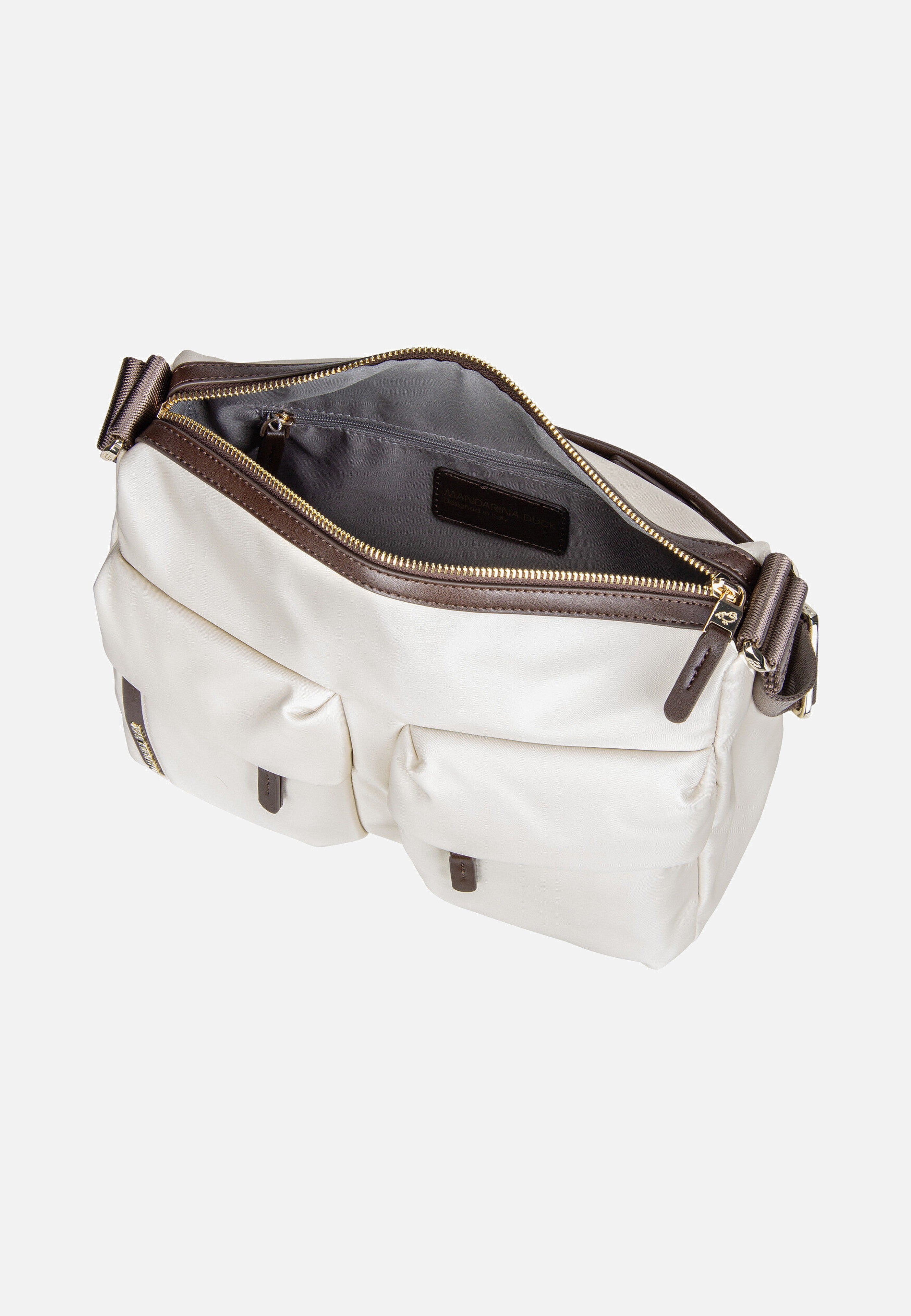 Mandarina Duck - Hunter VCT18 Whitecap Gray - Pouch Bag | Women-Image