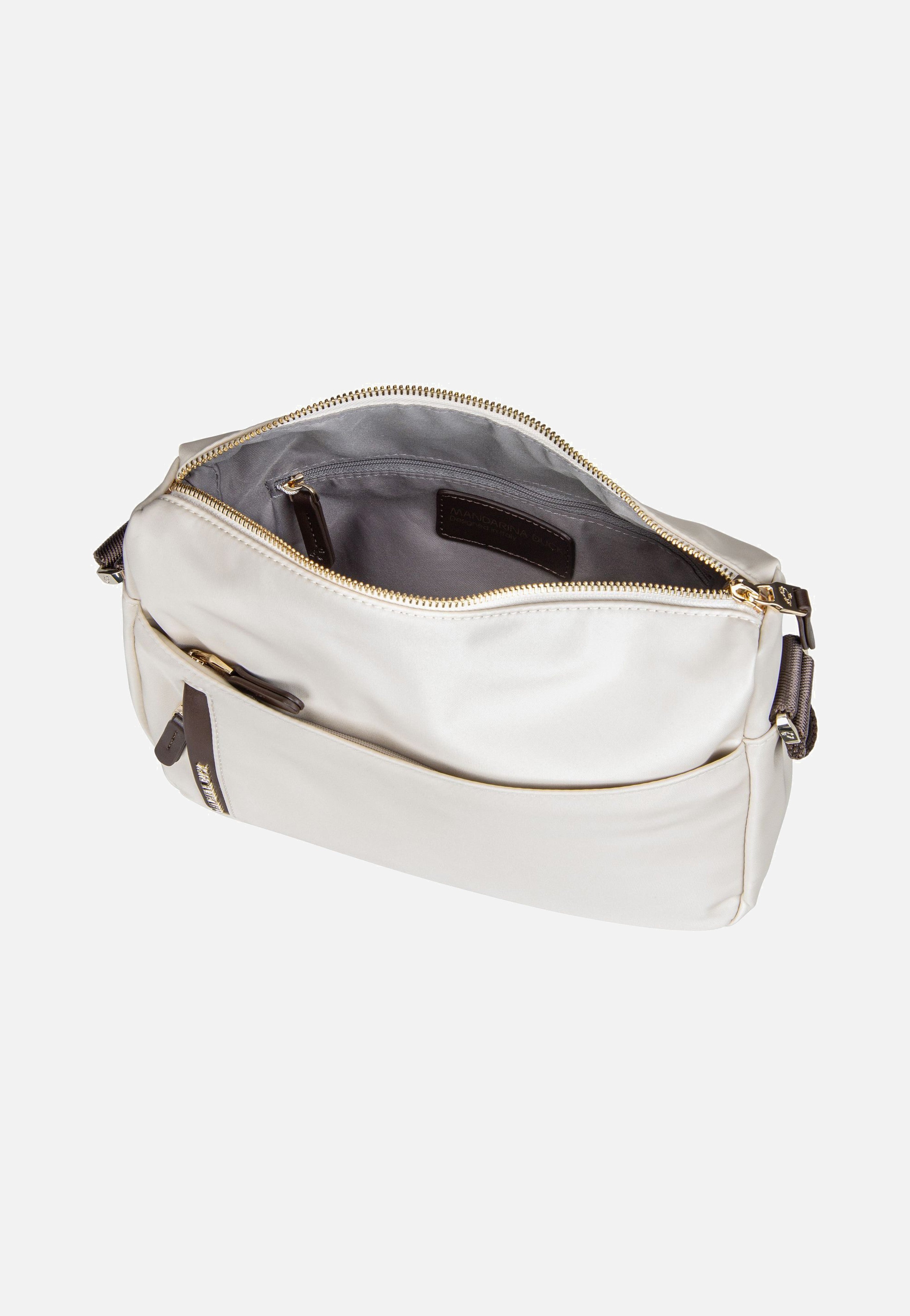 Mandarina Duck - Hunter Medium VCT35 Whitecap Gray - Crossbody Bag | Women-Image
