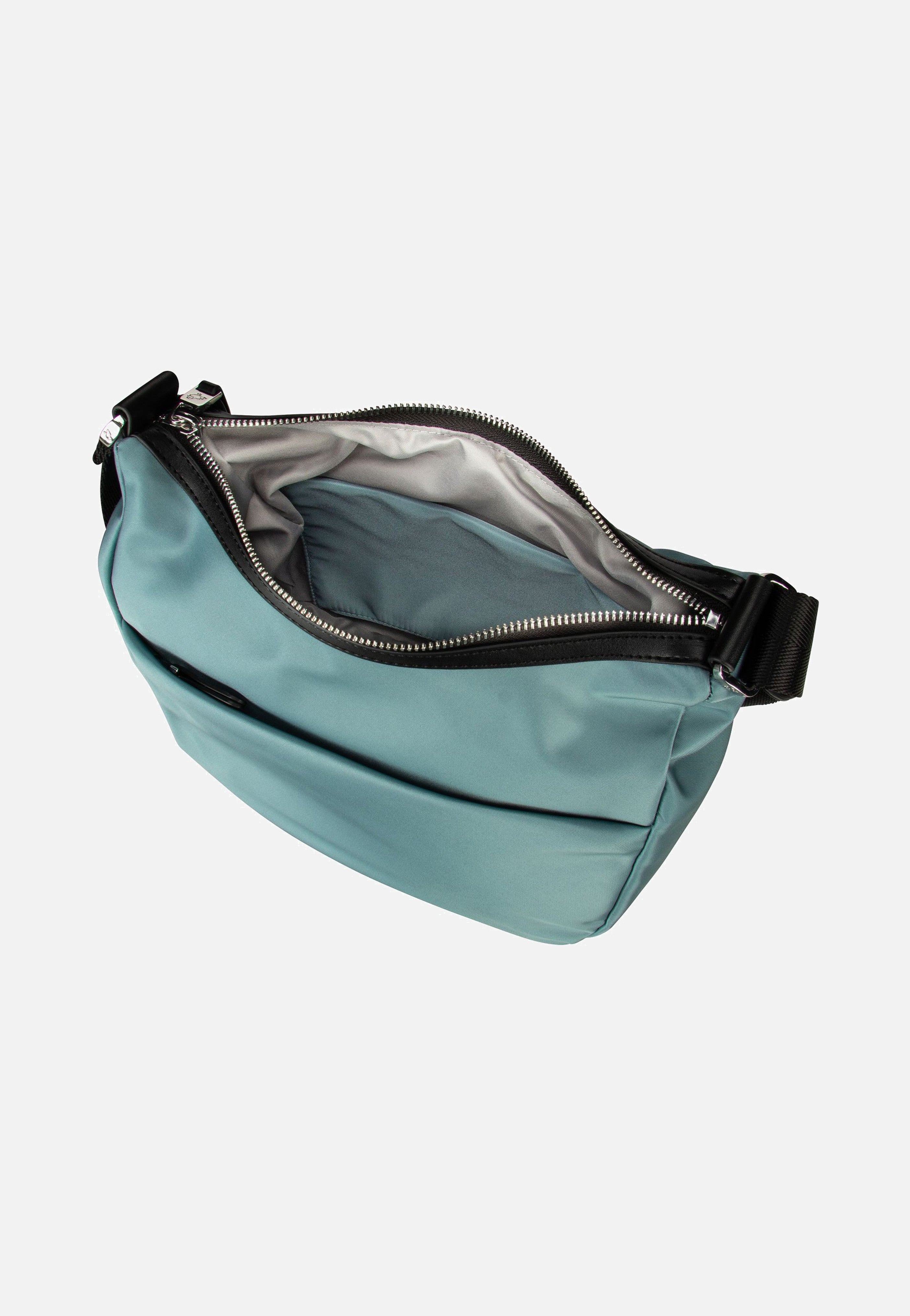 Mandarina Duck - Hunter Medium Hobo VCT40 Smoke Blue - Hobo Bag | Women-Image
