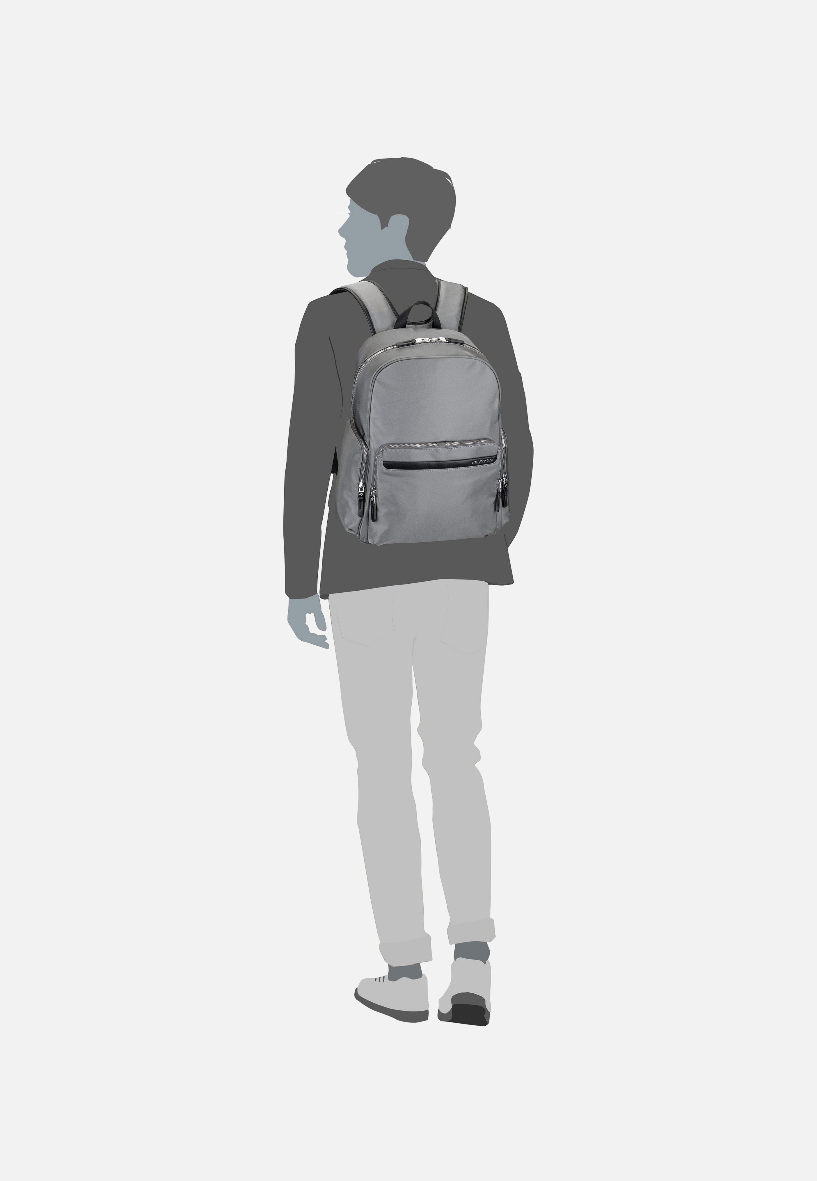 Mandarina Duck - Hunter Urban HWT01 Smoked Pearl - Backpack | Neutral-Image