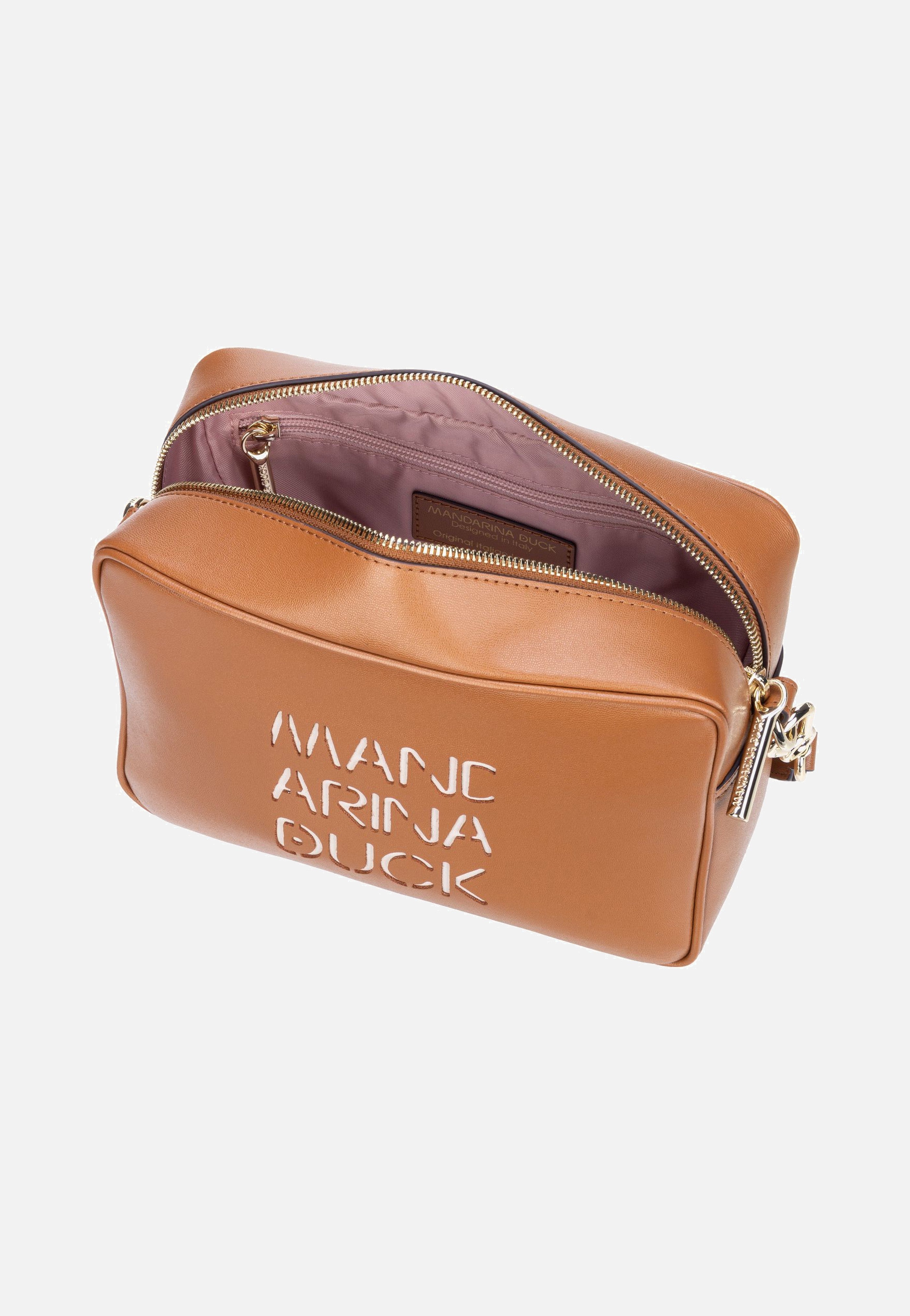 Mandarina Duck - Lady Duck Camera Case OHT03 Caramel Cafe - Crossbody Bag | Women-Image