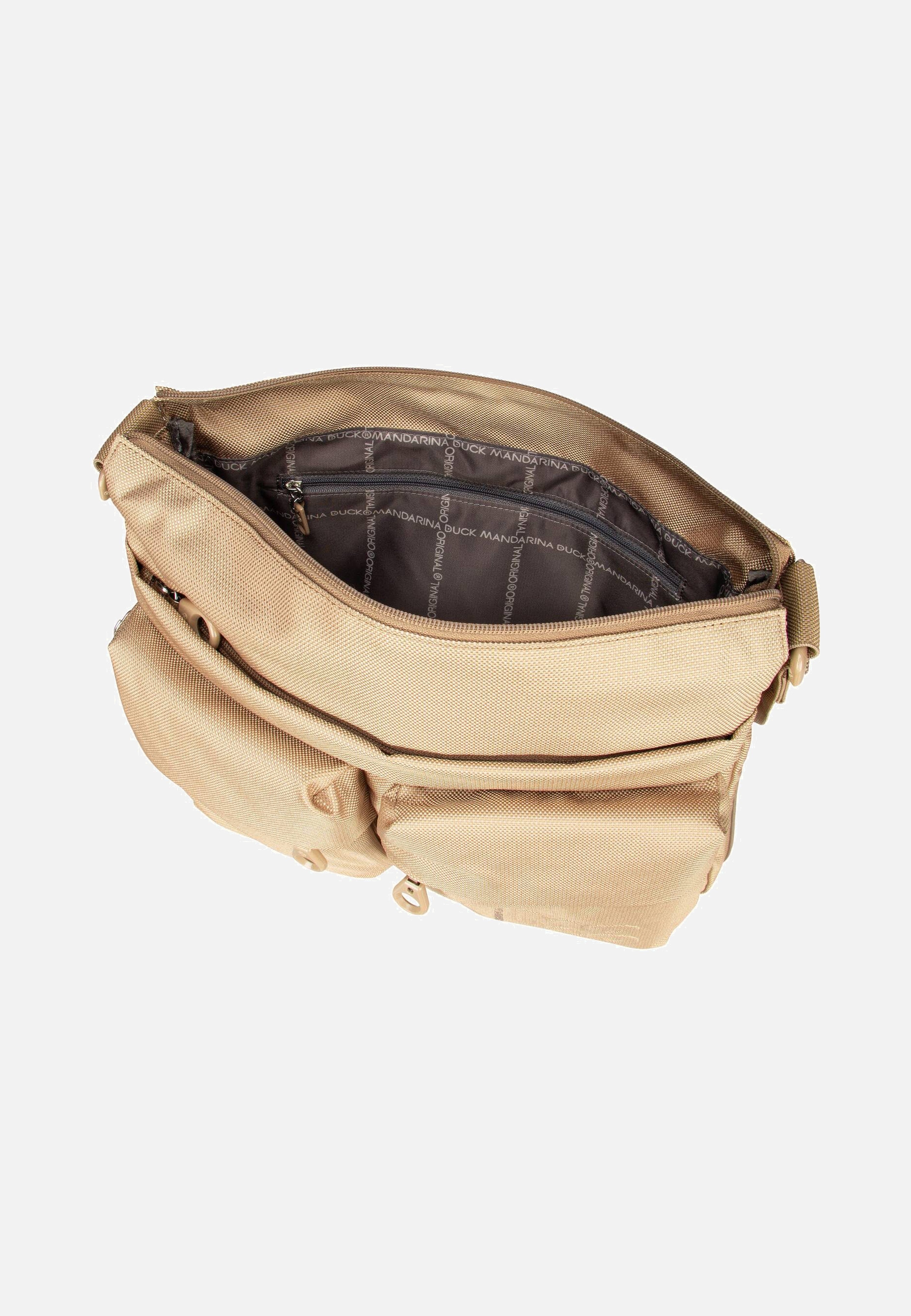 Mandarina Duck - MD20 Big QMTX6 Warm Taupe - Crossbody Bag | Women-Image