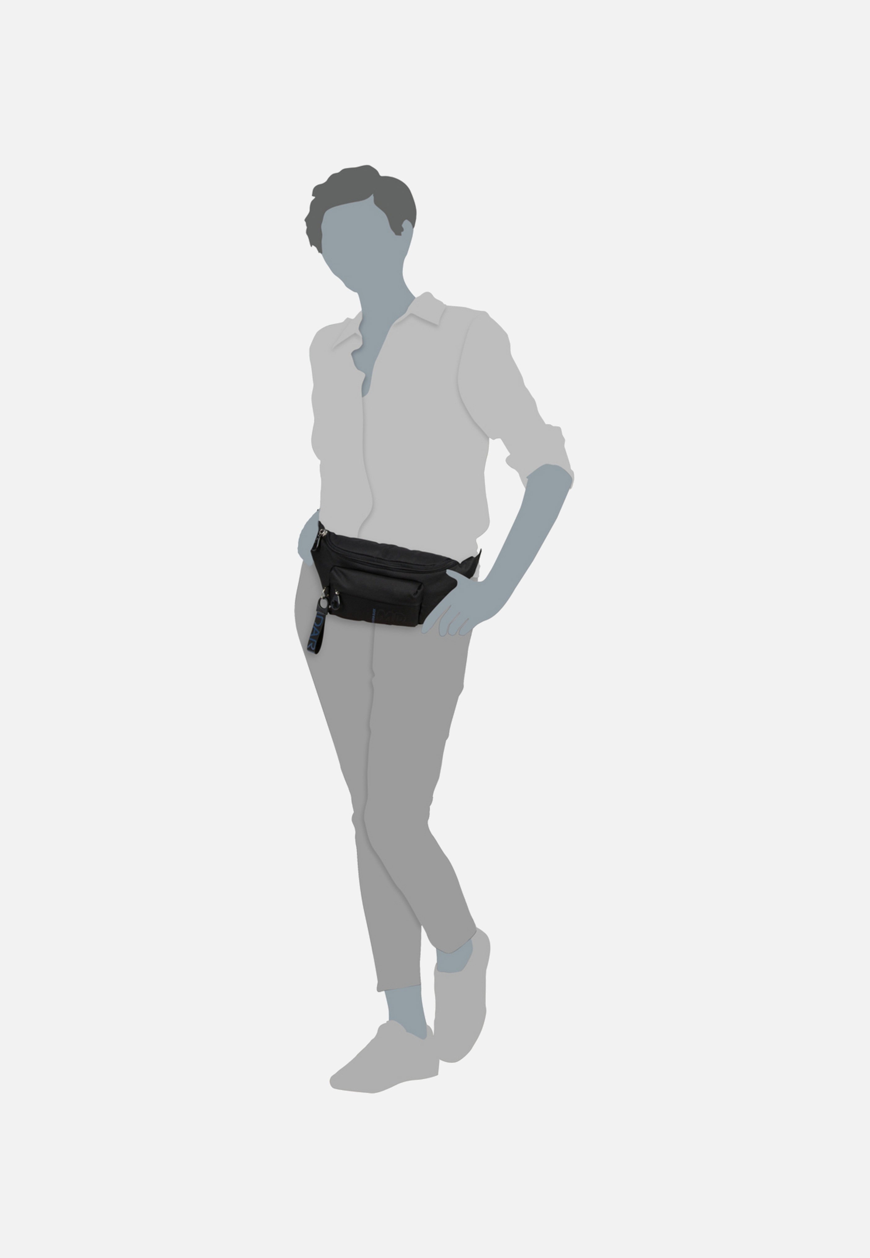 Mandarina Duck MD20 QMMM1 Black Fanny Pack