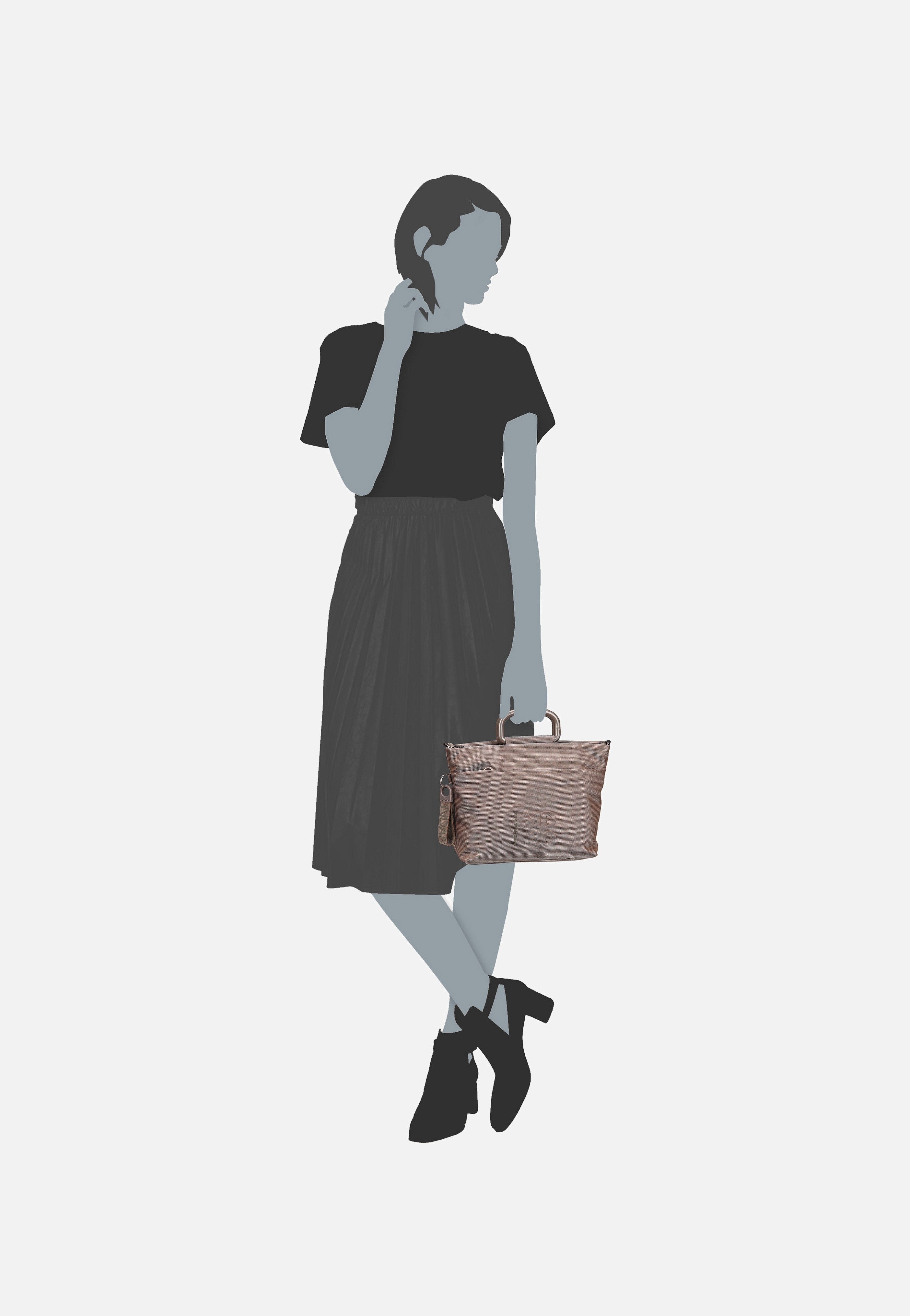 Mandarina Duck - MD20 Handbag QMT41 Taupe - Handle Bag | Women-Image