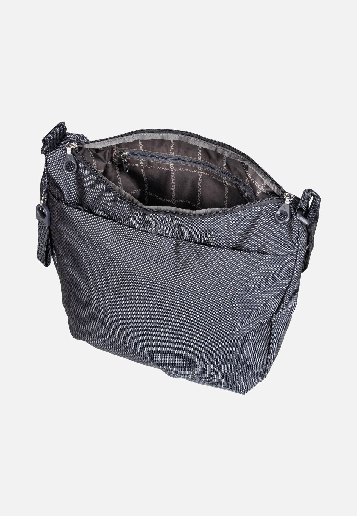 Mandarina Duck MD20 Large Hobo QMT20 Steel Hobo Bag