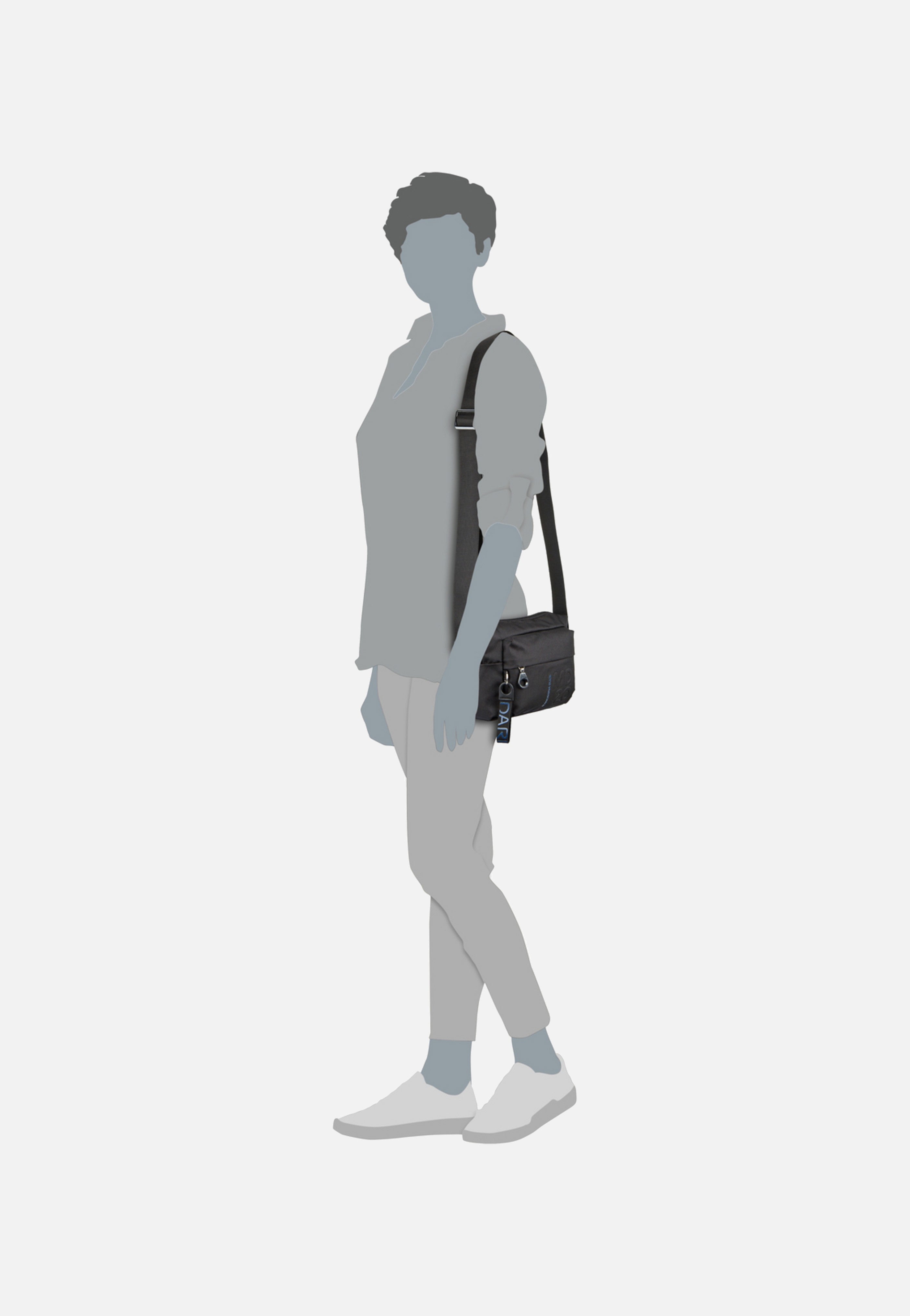 Mandarina Duck - MD20 Small QMTT7 Black - Shoulder Bag | Women-Image