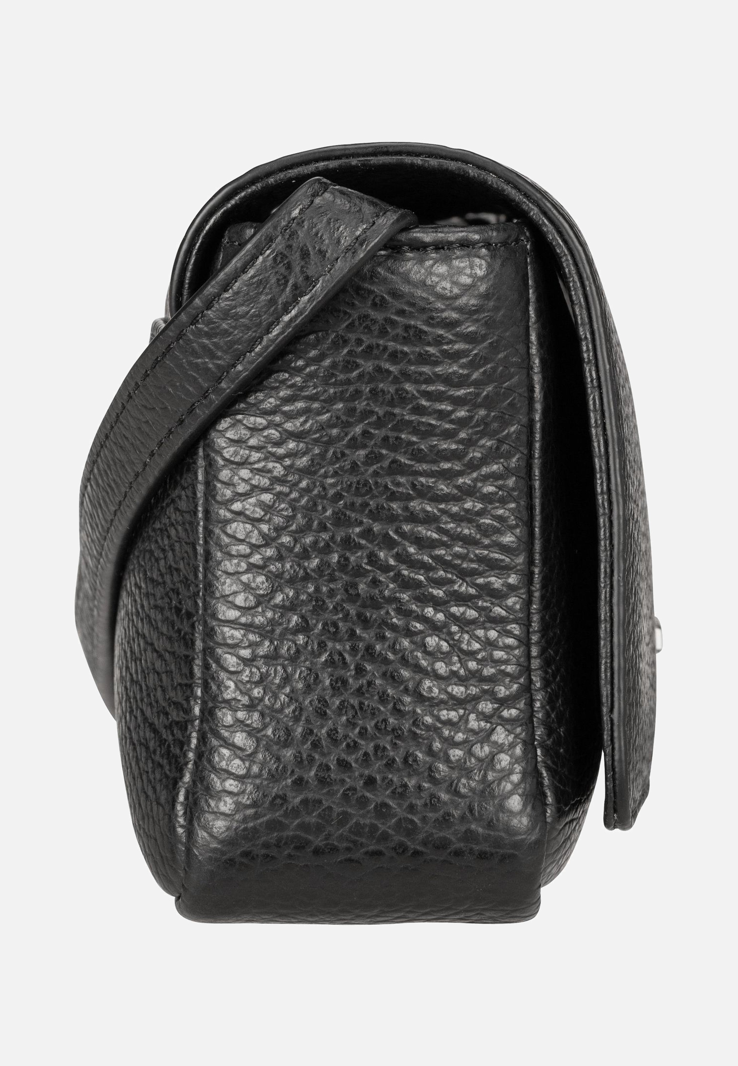 Mandarina Duck - Mellow Leather Bag FZT55 Nero - Shoulder Bag | Women-Image