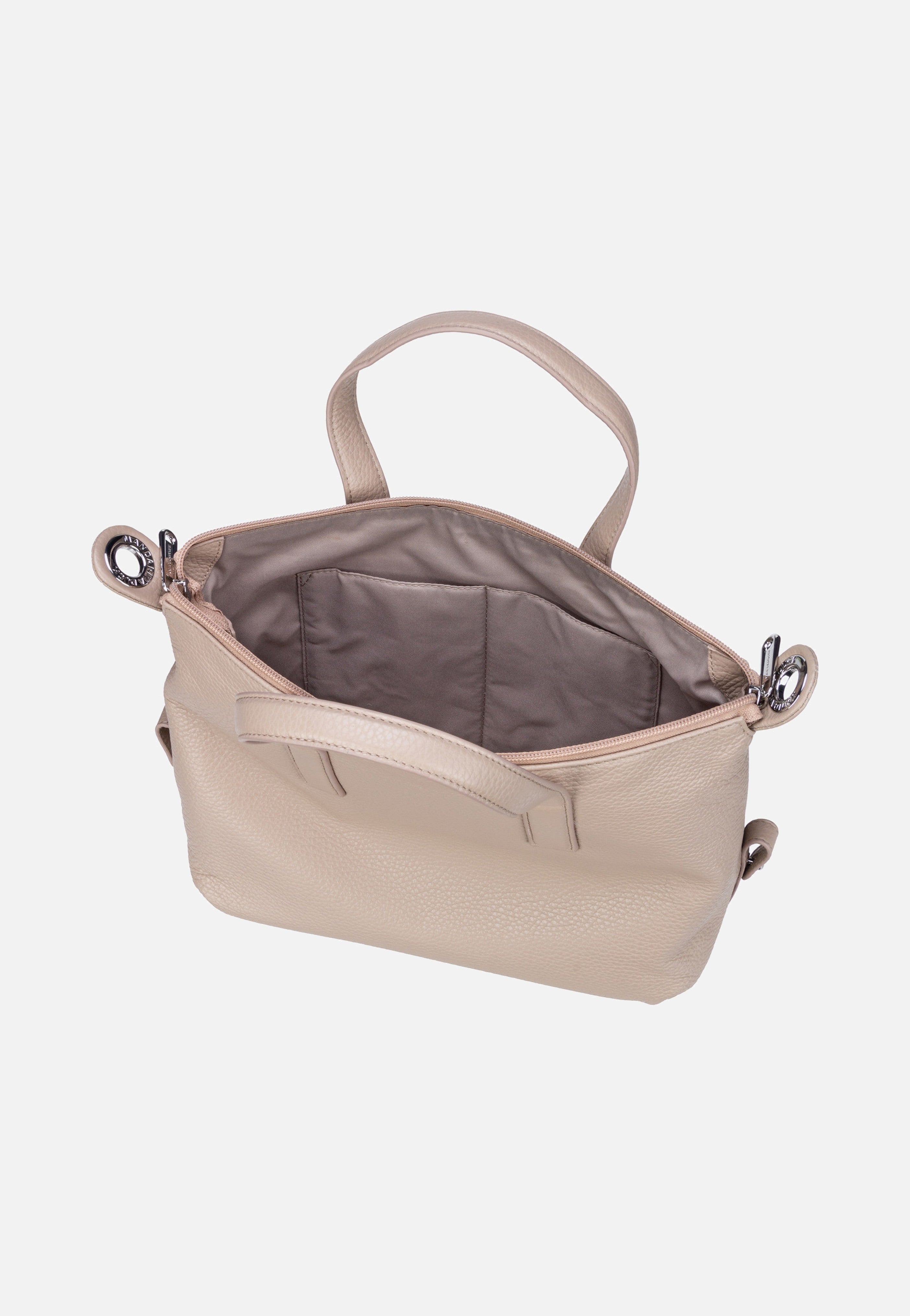 Mandarina Duck - Mellow Leather Bauletto FZT56 Warm Taupe - Tote Bag | Women-Image