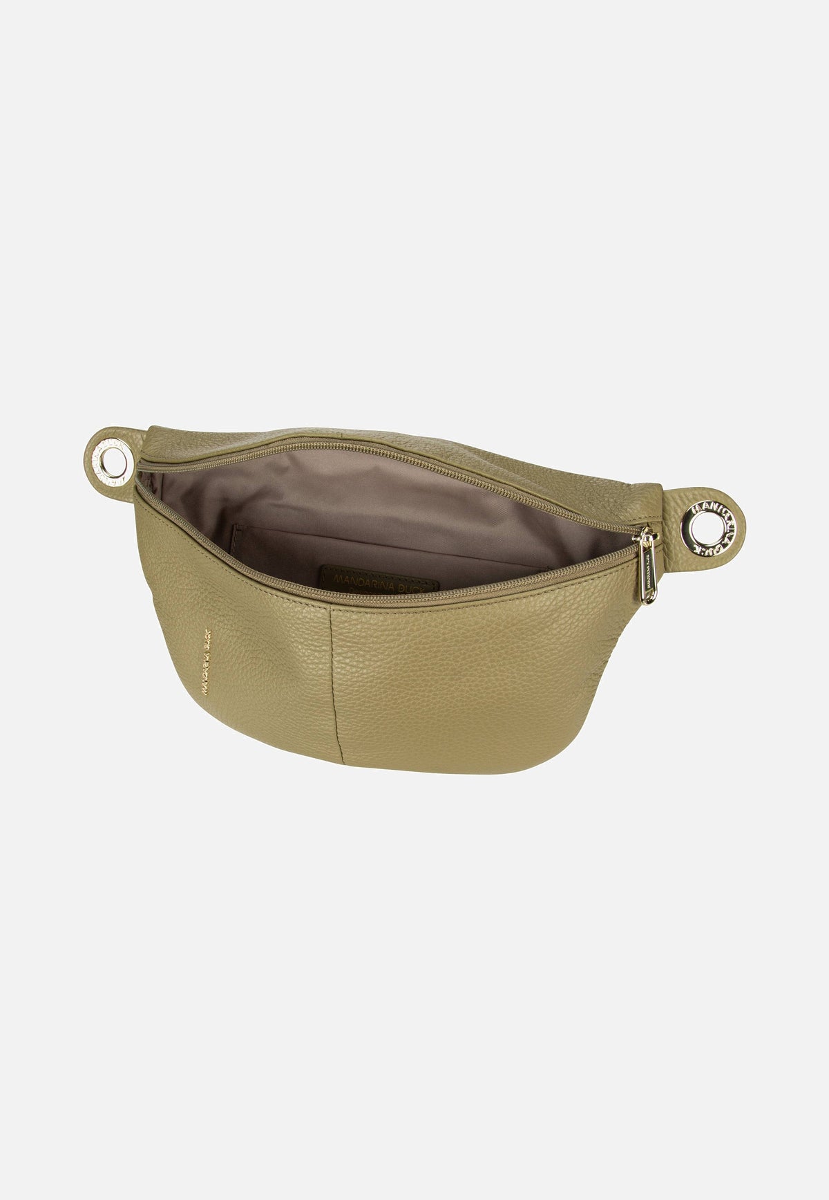 Mandarina Duck Mellow Leather Bum Bag FZT73 Aloe Fanny Pack