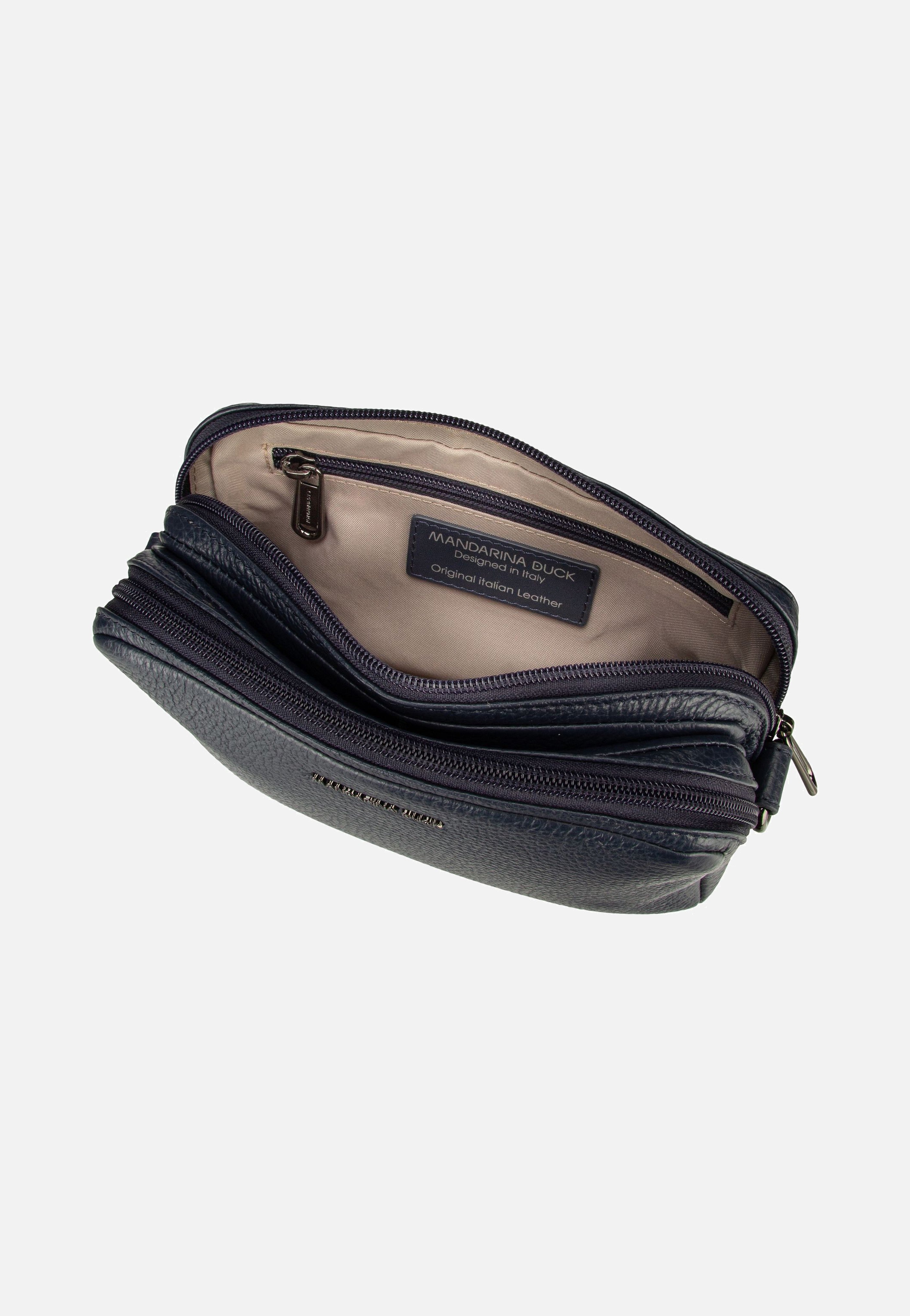 Mandarina Duck - Mellow Leather FZT13 Dress Blue - Crossbody Bag | Women-Image