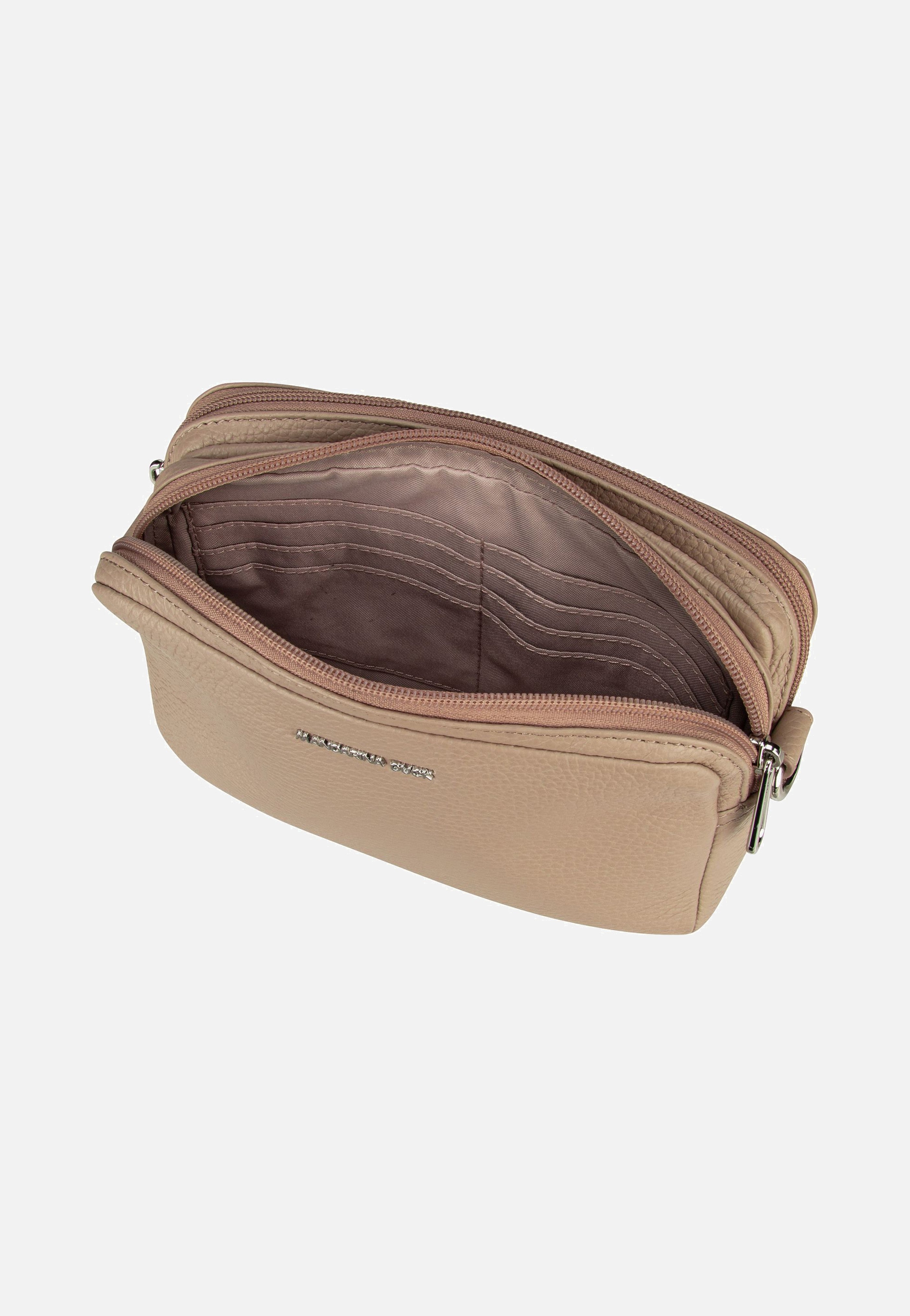 Mandarina Duck Mellow Leather FZT13 Warm Taupe Crossbody Bag