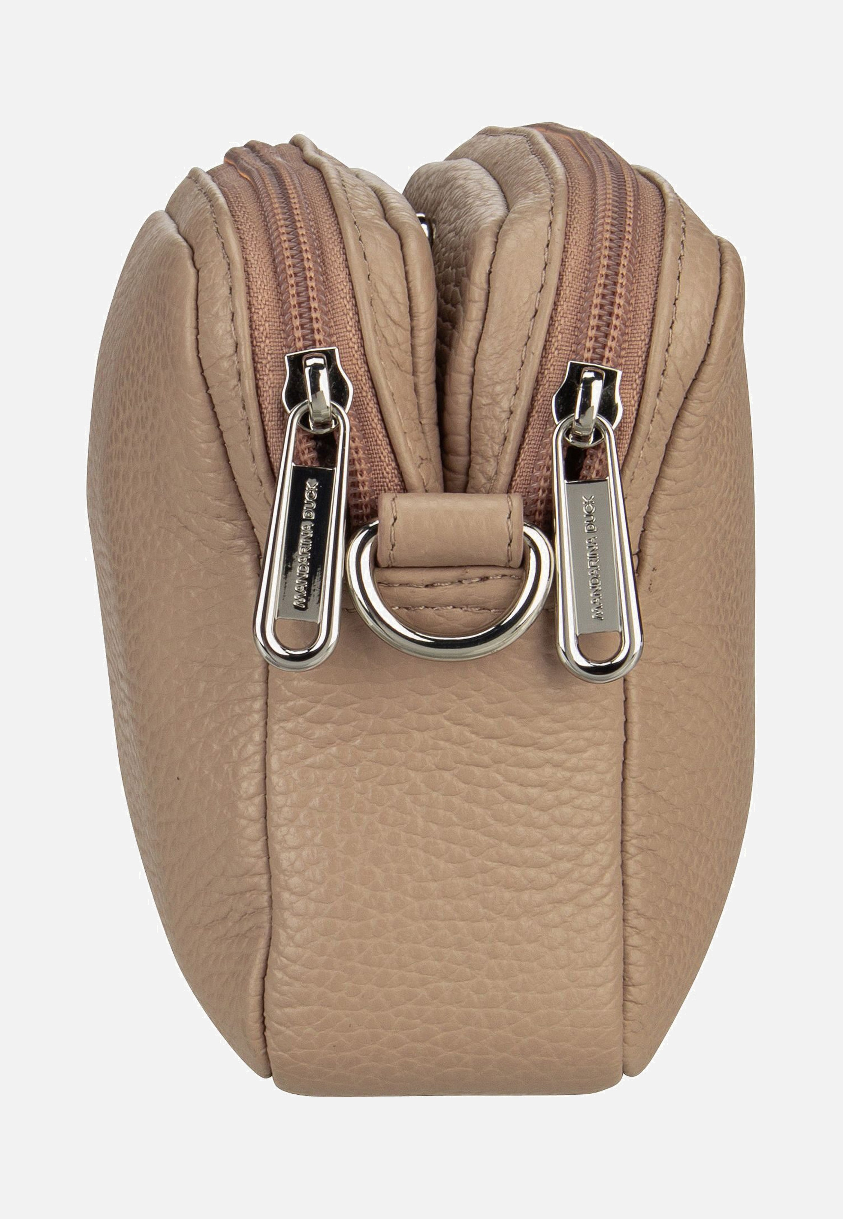 Mandarina Duck Mellow Leather FZT13 Warm Taupe Crossbody Bag