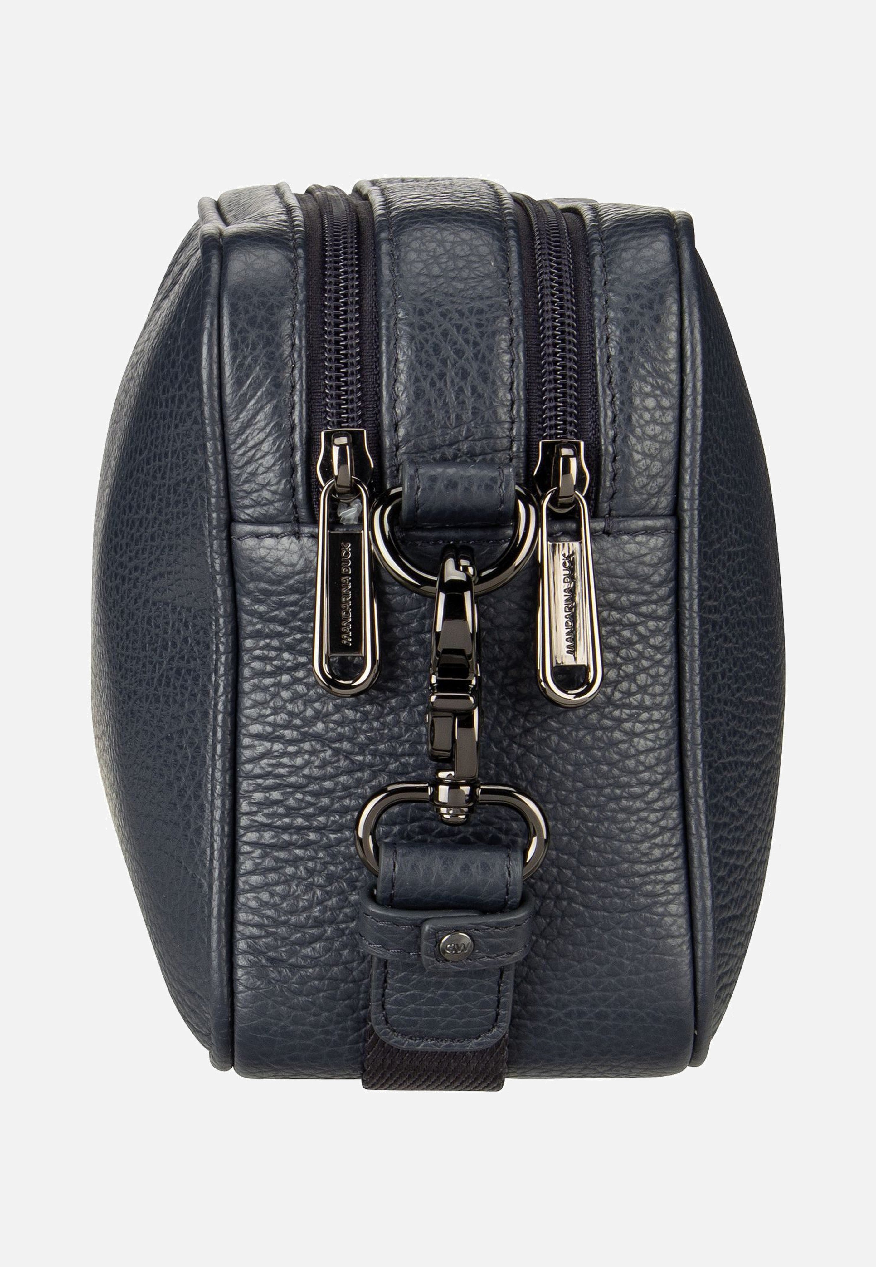 Mandarina Duck Mellow Leather FZT83 Dress Blue Shoulder Bag